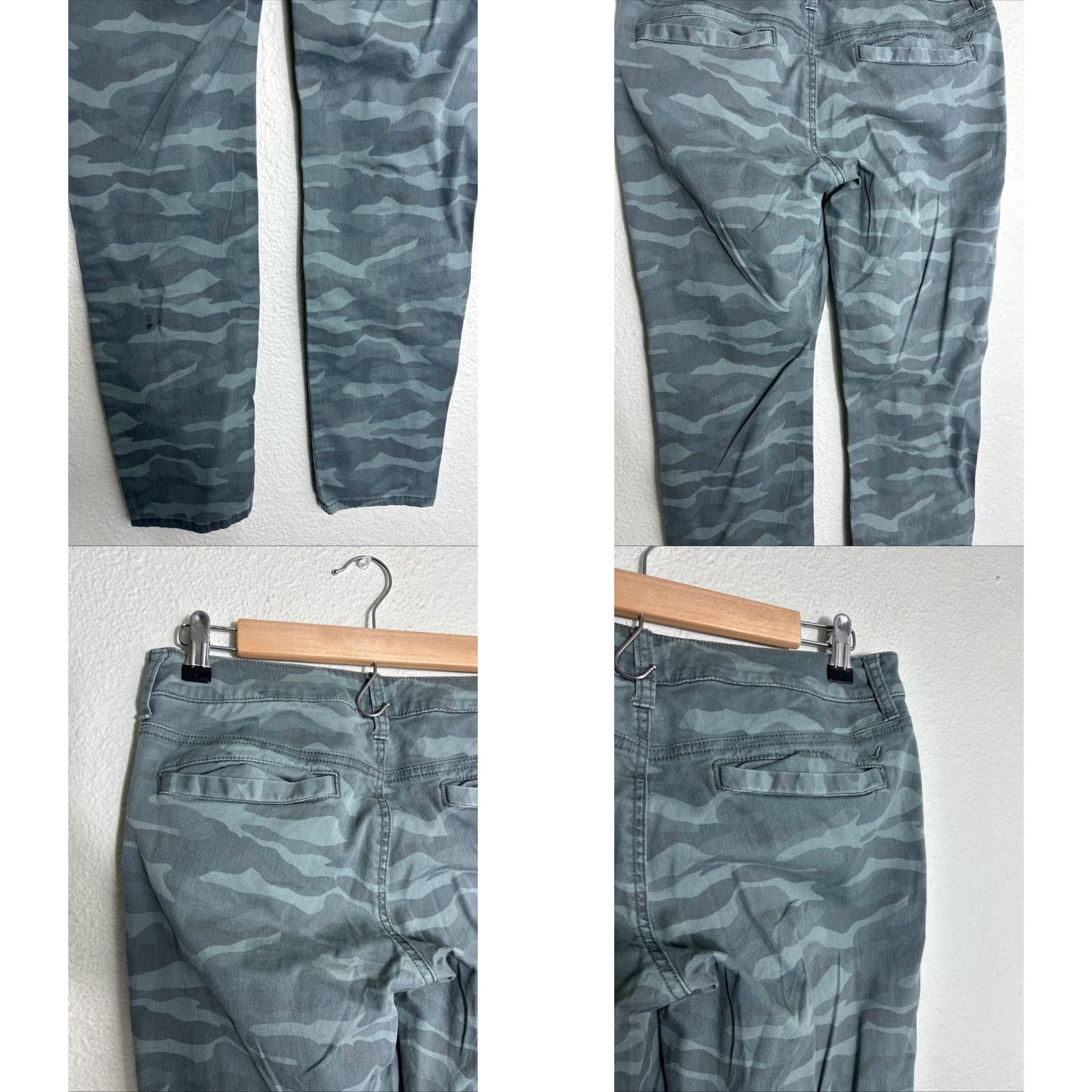 American Eagle Outfitters American Eagle Stretch Skinny Camo Pants Women’s Size 4 Measured 28x29 Size 27" / US 4 / IT 40 - 8 Thumbnail