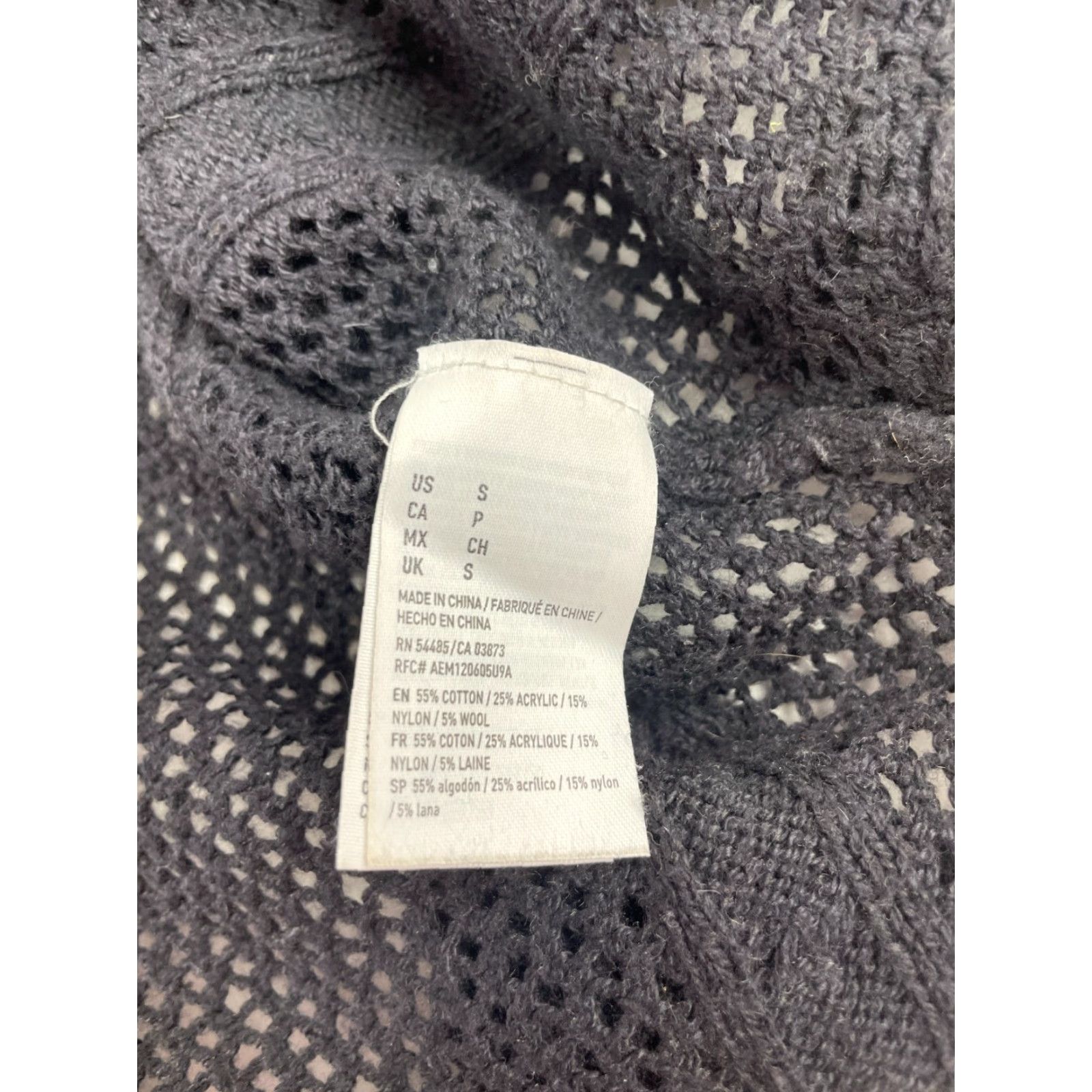 American Eagle Outfitters American Eagle Outfitters Sweater Women's Size S Gray Ombre Laced Long Sleeve Size S / US 4 / IT 40 - 7 Thumbnail