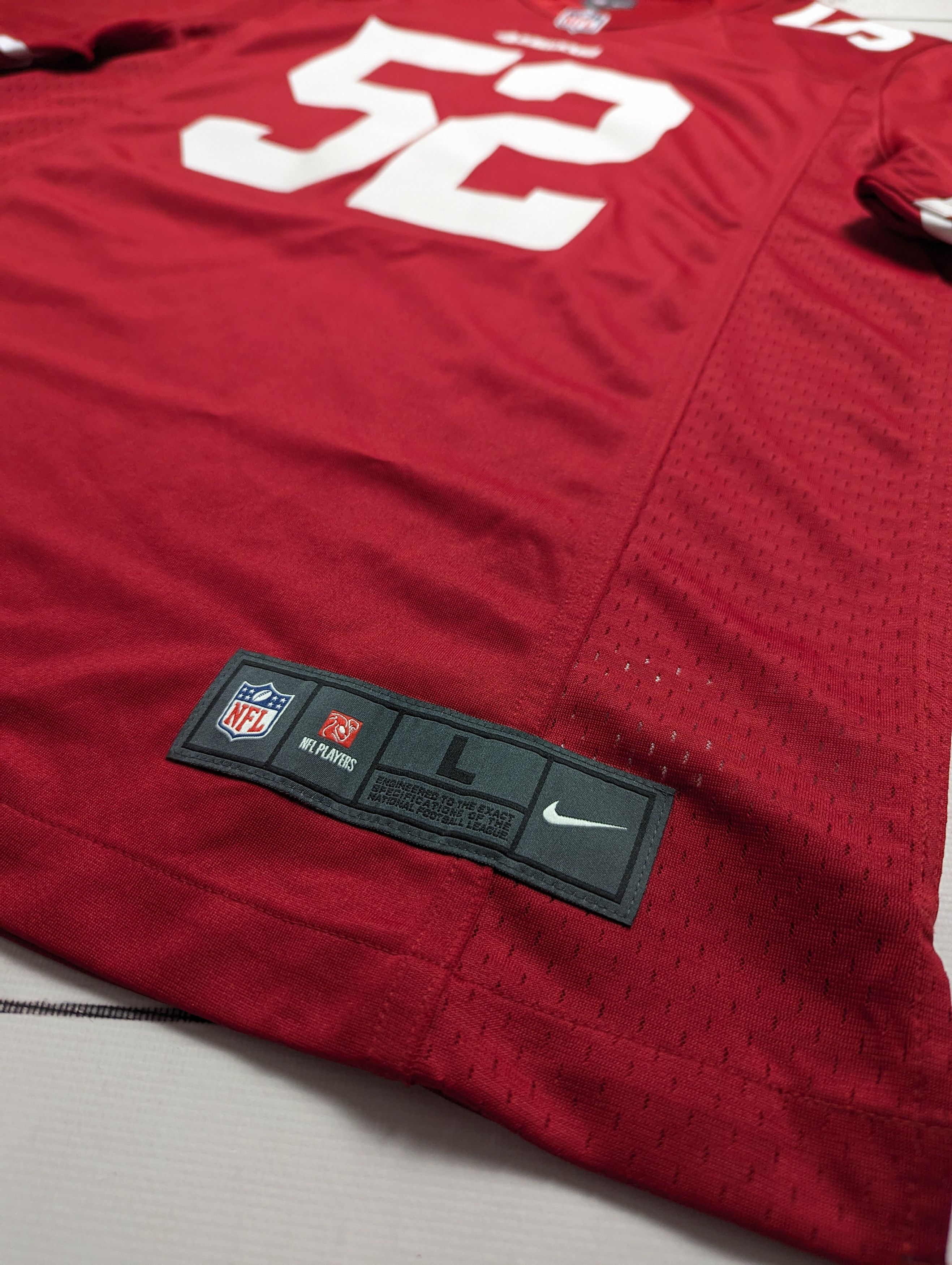 NFL × Nike Nike San Francisco 49ers Patrick Willis #52 Jersey size L Size US L / EU 52-54 / 3 - 4 Thumbnail