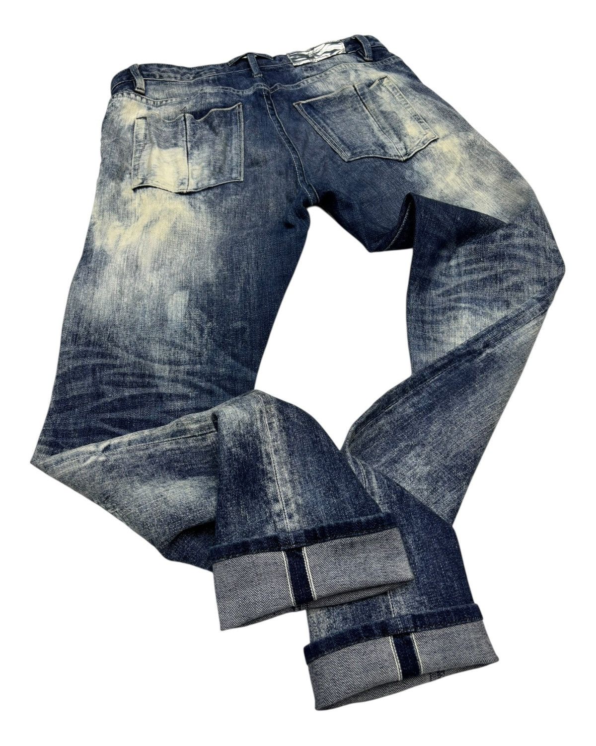 Le Grande Bleu (L.G.B.) ACID WASH LGB NUMBER NINE STYLE TERRA NULL DISTRESSED DENIM Size US 31 - 9 Thumbnail