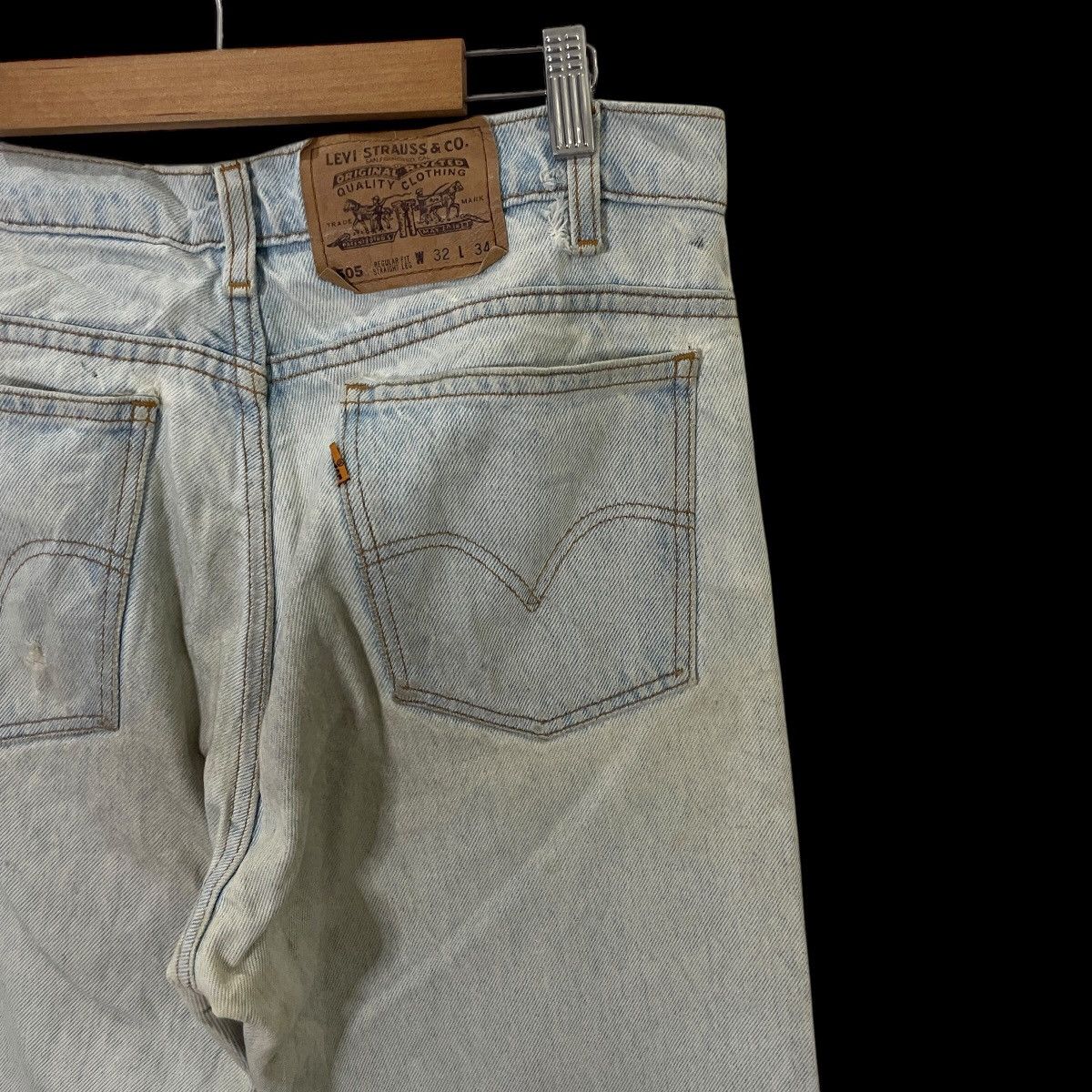 Levi's Vintage Levis 505 Distressed Denim Jeans Size US 32 / EU 48 - 12 Thumbnail