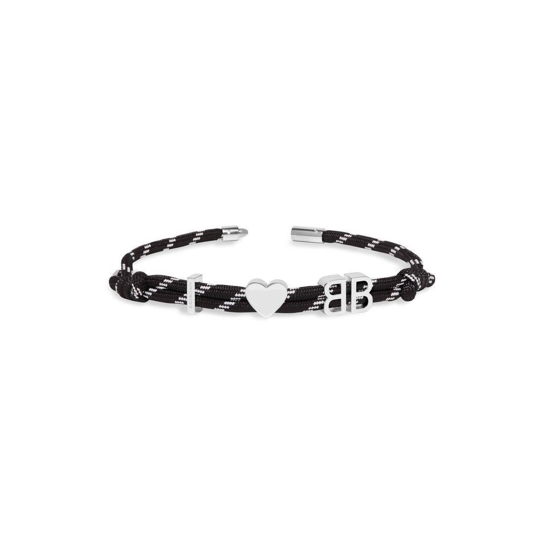 Balenciaga o1bcso1str1125 Size: OS / I <3 BB Choker in Black/Silver Size ONE SIZE - 2 Thumbnail