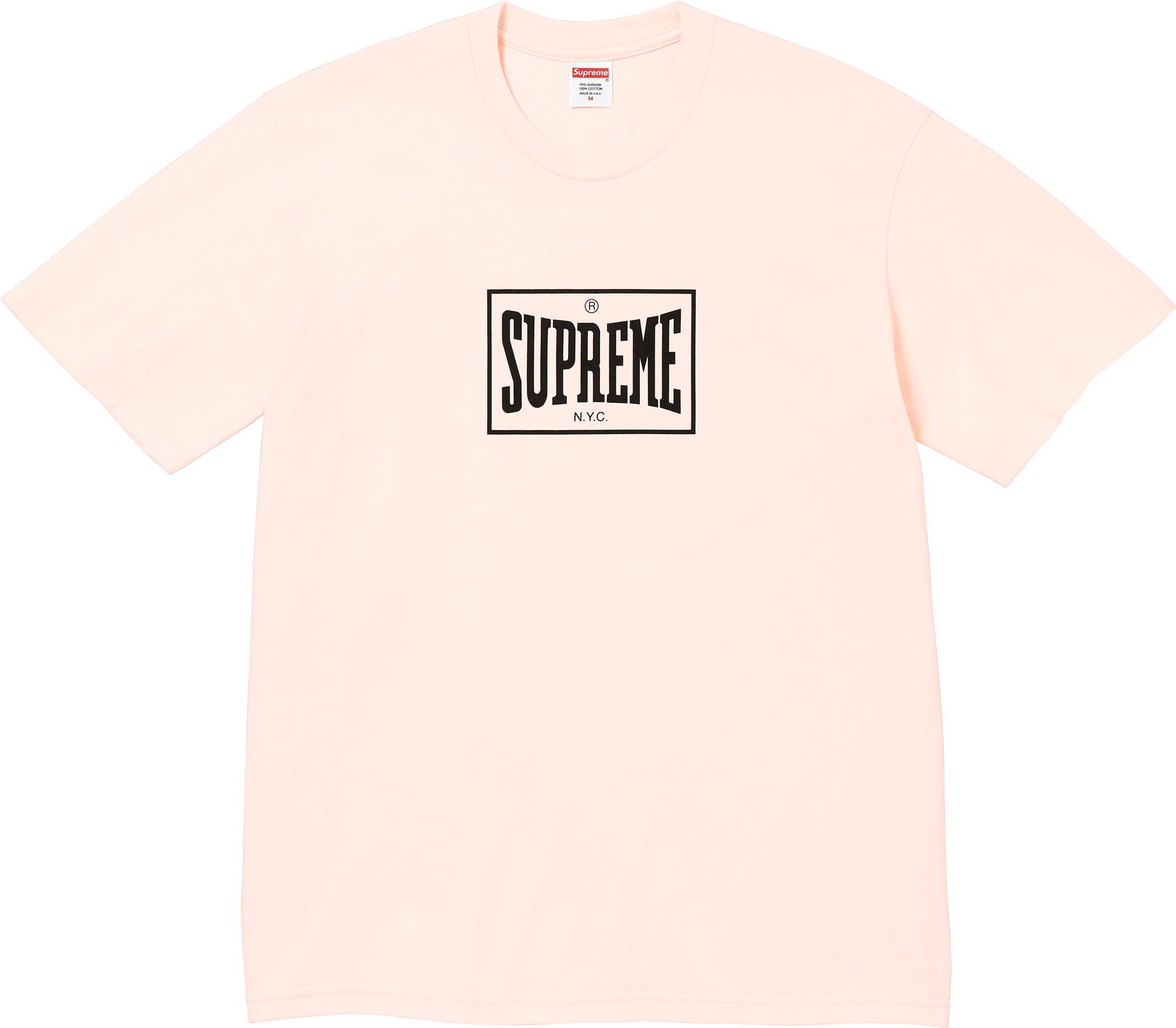 Supreme Supreme Warm Up Tee - Pale Pink - S - FW23 Size US S / EU 44-46 / 1 - 1 Thumbnail