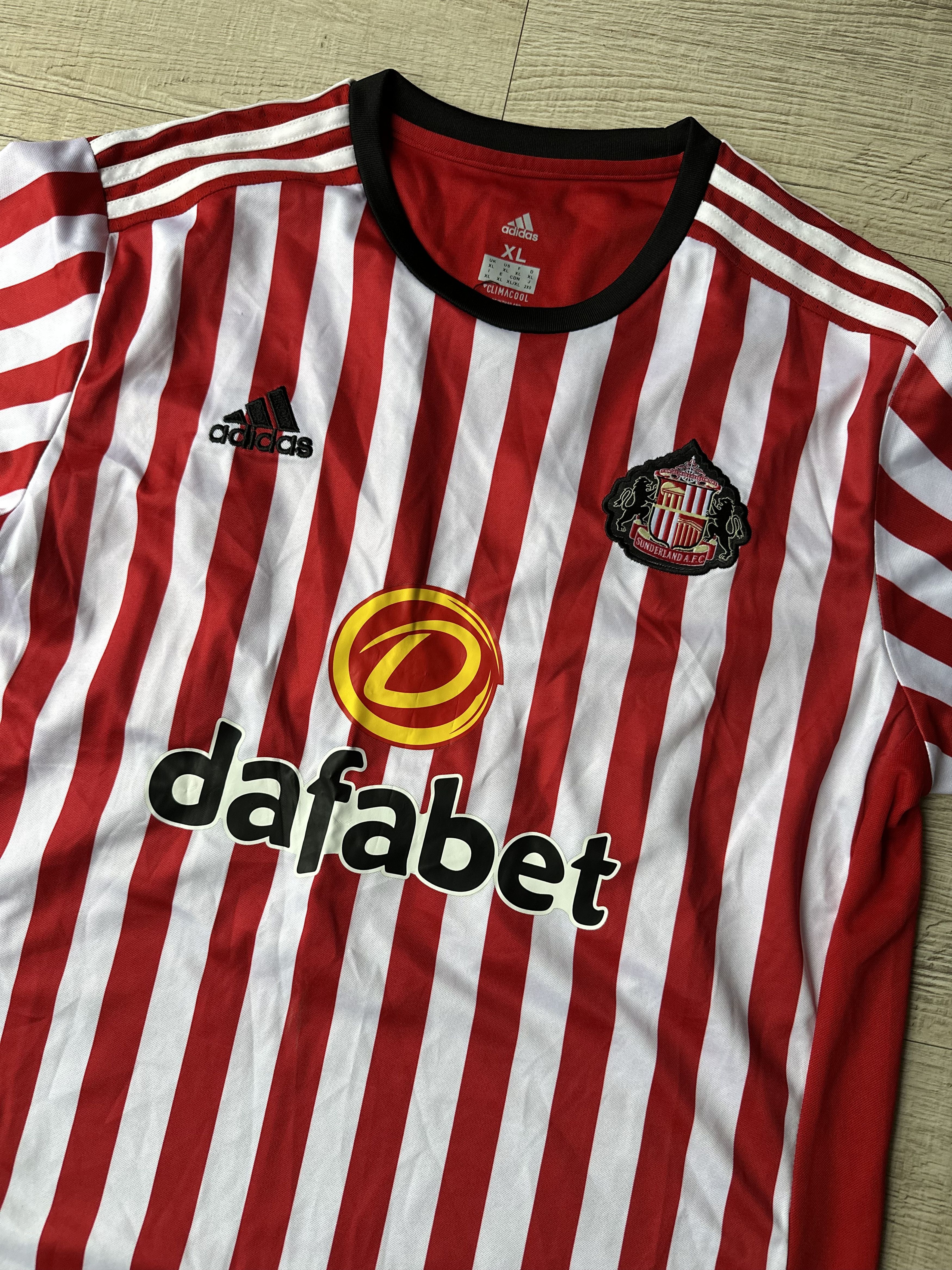 Adidas Sunderland Home Shirt 17/18 Adidas XL #50 DK EFL Badge Size US XL / EU 56 / 4 - 2 Thumbnail