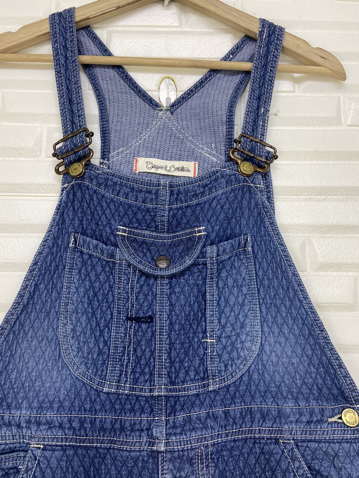 Japanese Brand Japanese Traditional Indigo Products Union Made Jumpsuits Size US 33 - 11 Thumbnail