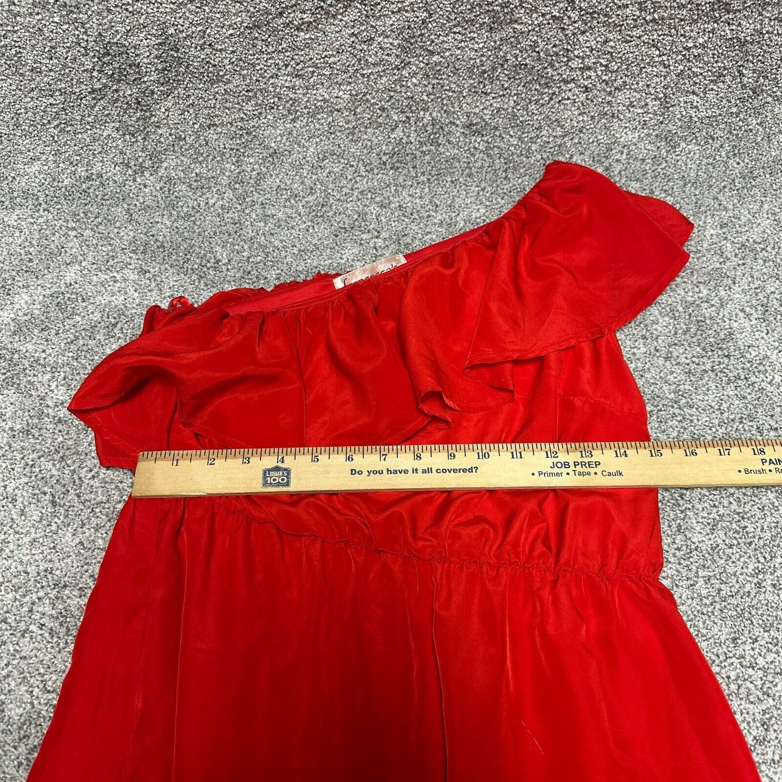 Other Francescas Dress Medium One Shoulder Ruffle Flowy Romantic Size M / US 6-8 / IT 42-44 - 6 Thumbnail