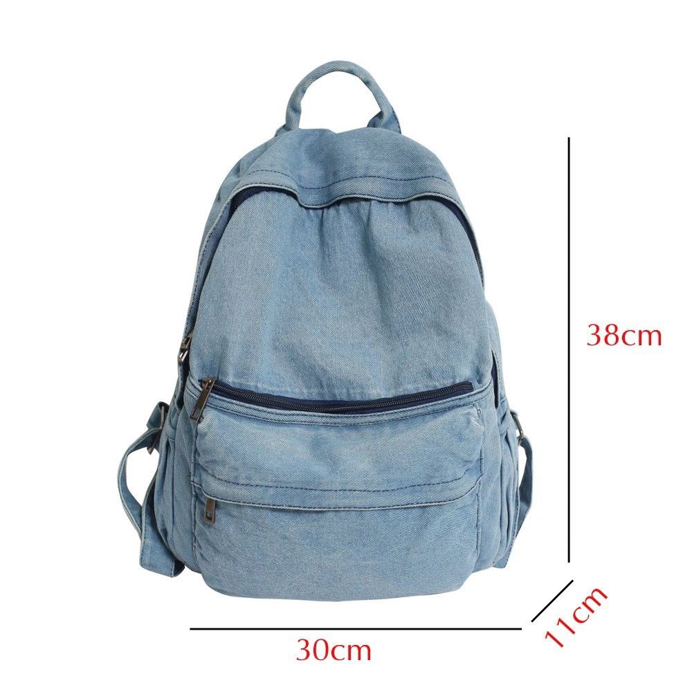Other Fashion denim backpack streetwear japanese brand y2k Size ONE SIZE - 7 Thumbnail