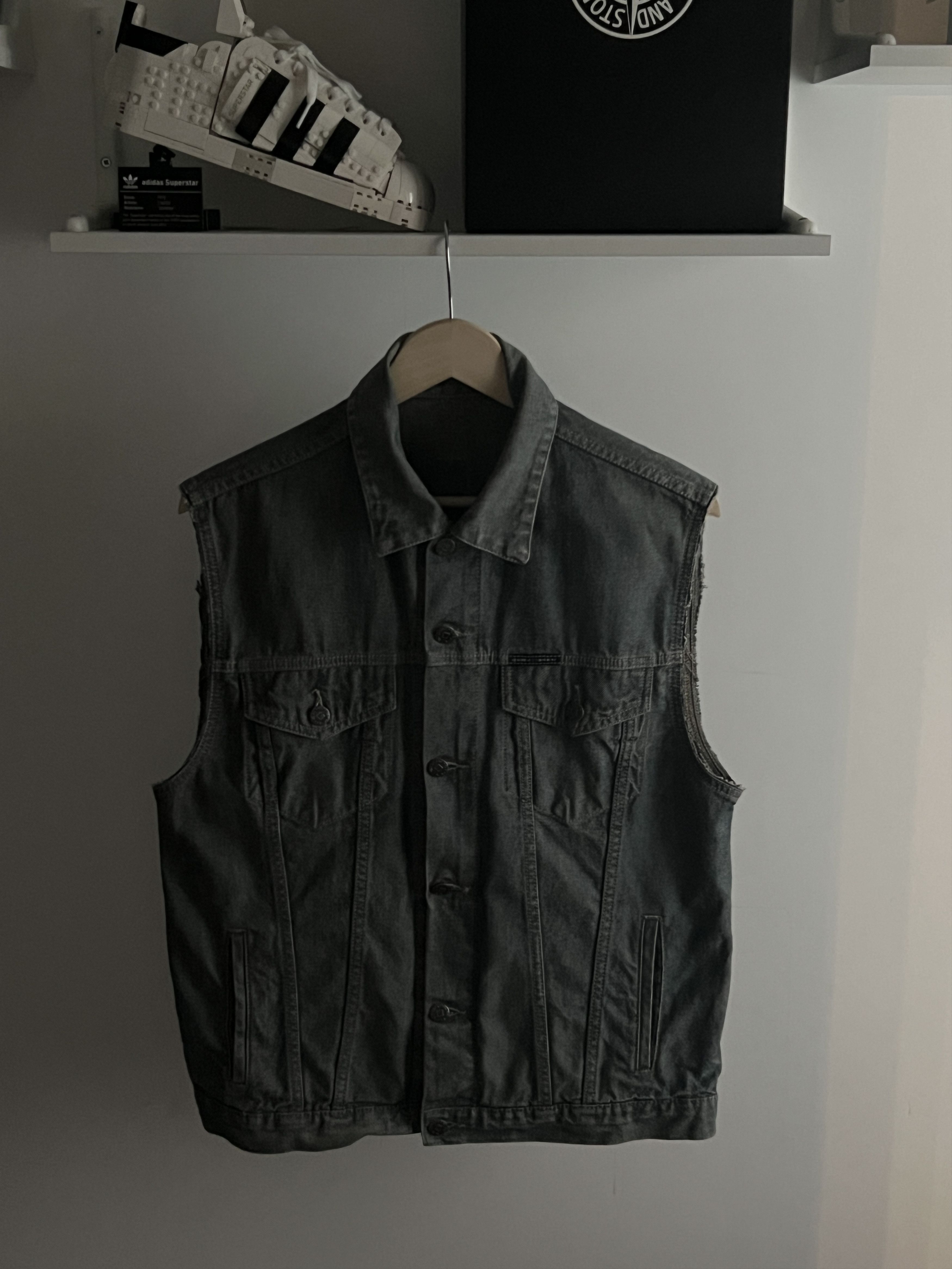 Chevignon CHEVIGNON JEANS VEST Navajo Motorcycle Denim Size US M / EU 48-50 / 2 - 1 Thumbnail