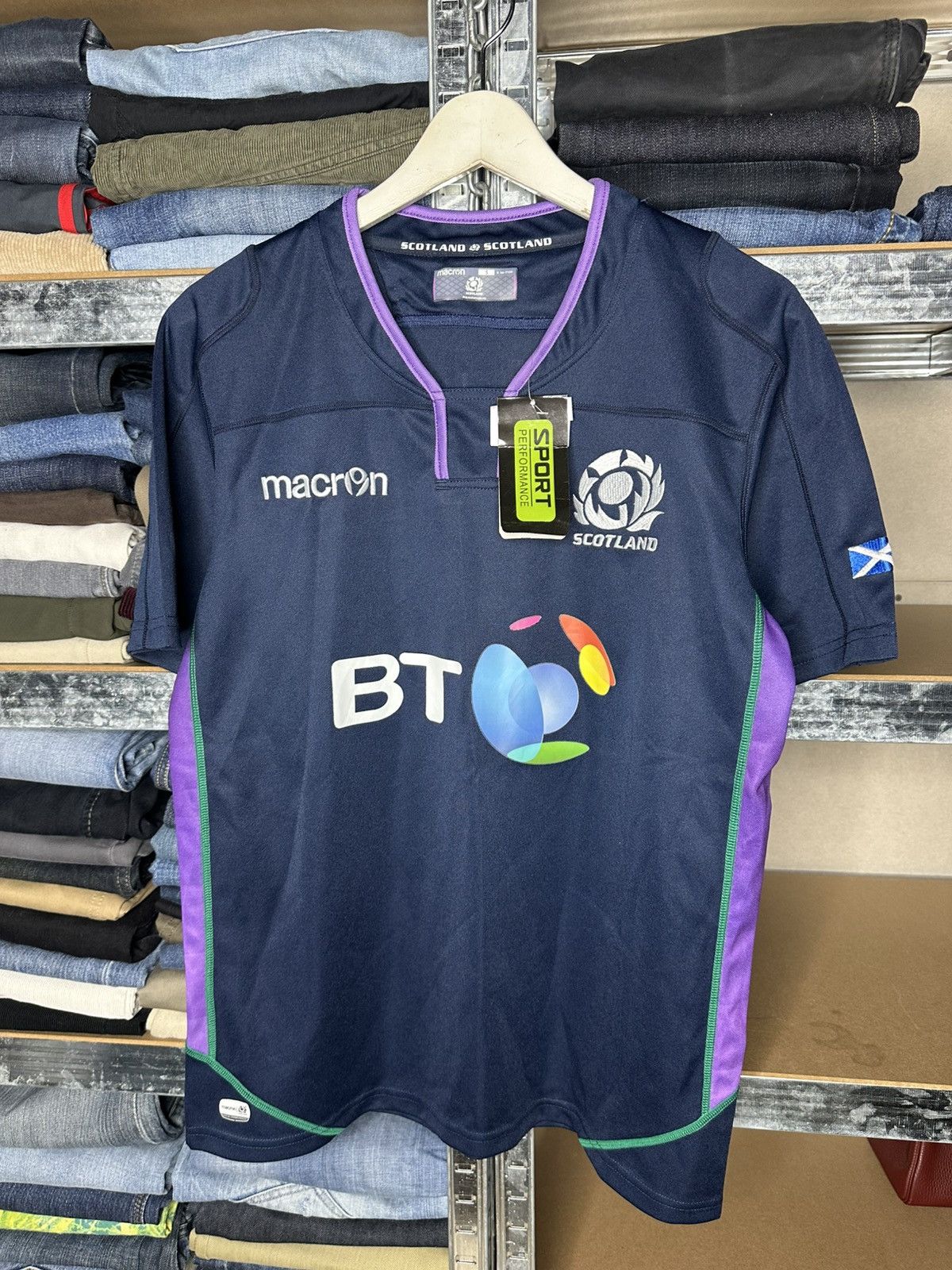 Macron Scotland 2018/2019 Macron Home Rugby Jersey Shirt Size S Size US S / EU 44-46 / 1 - 1 Thumbnail