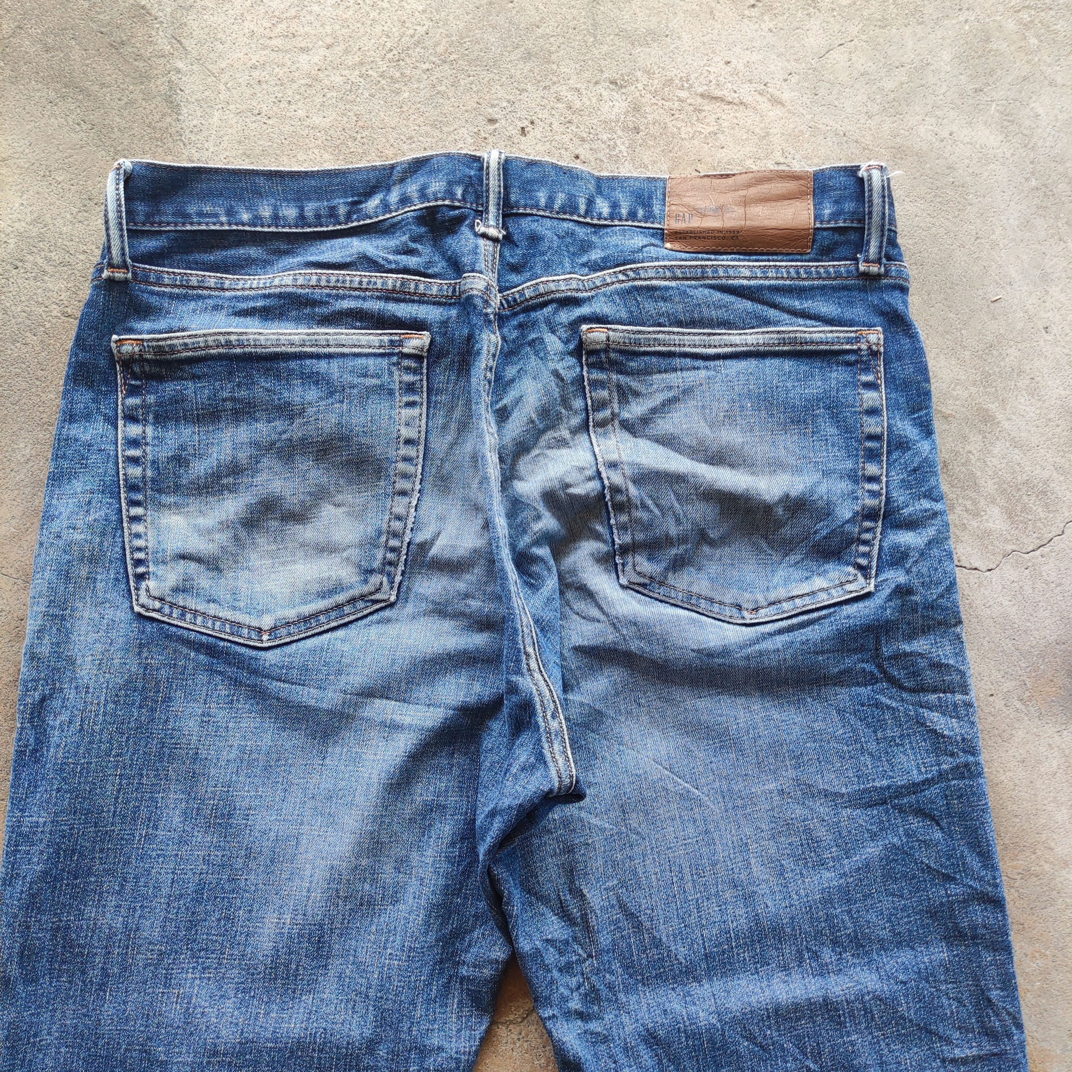 Gap Vintage GAP Brand Baggy Jeans Denim Pants Size US 37 - 8 Thumbnail