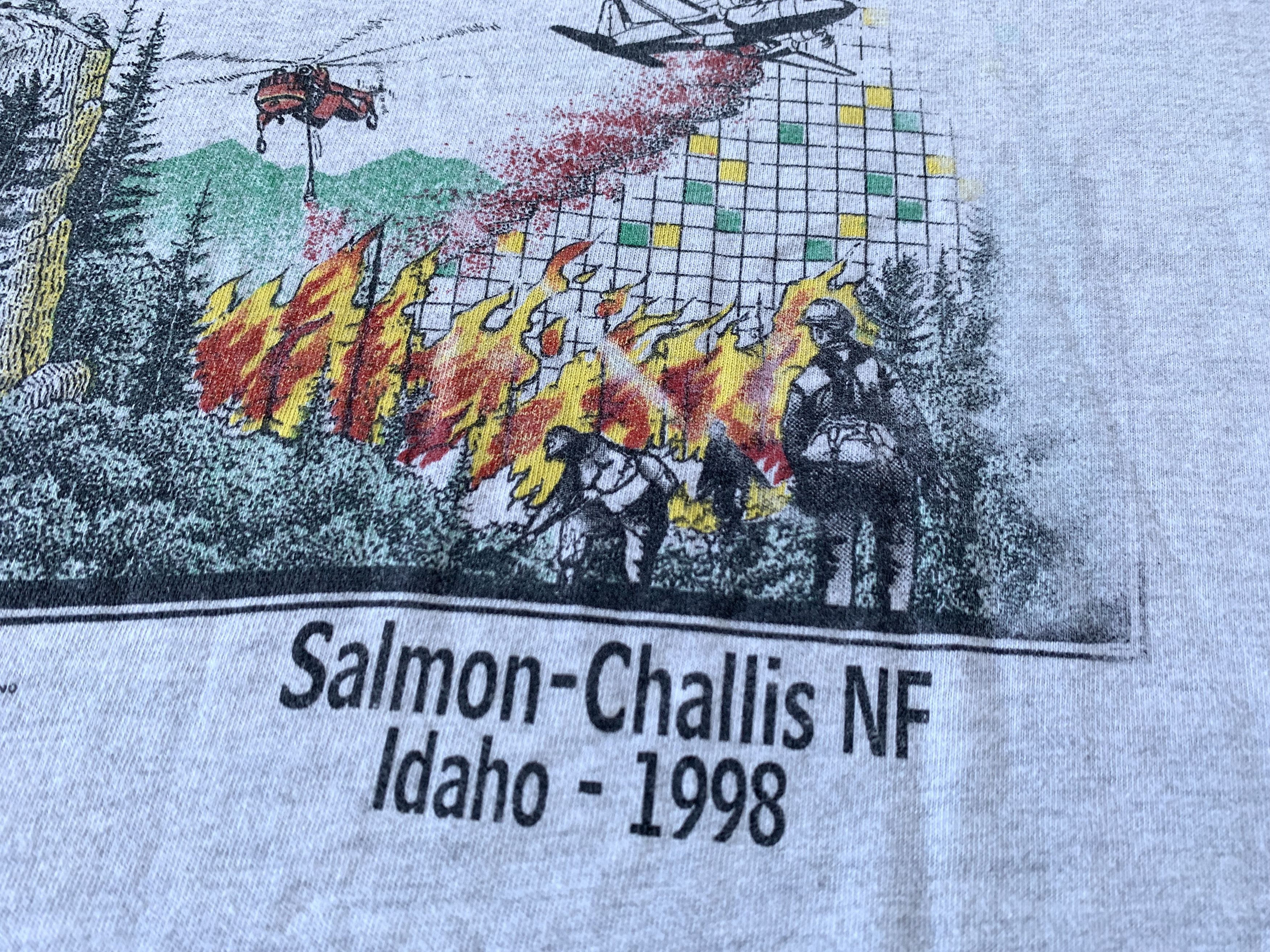 Hanes × Vintage North fork Complex Salmon-Chailis NF Vintage T-Shirt Size US XL / EU 56 / 4 - 7 Thumbnail