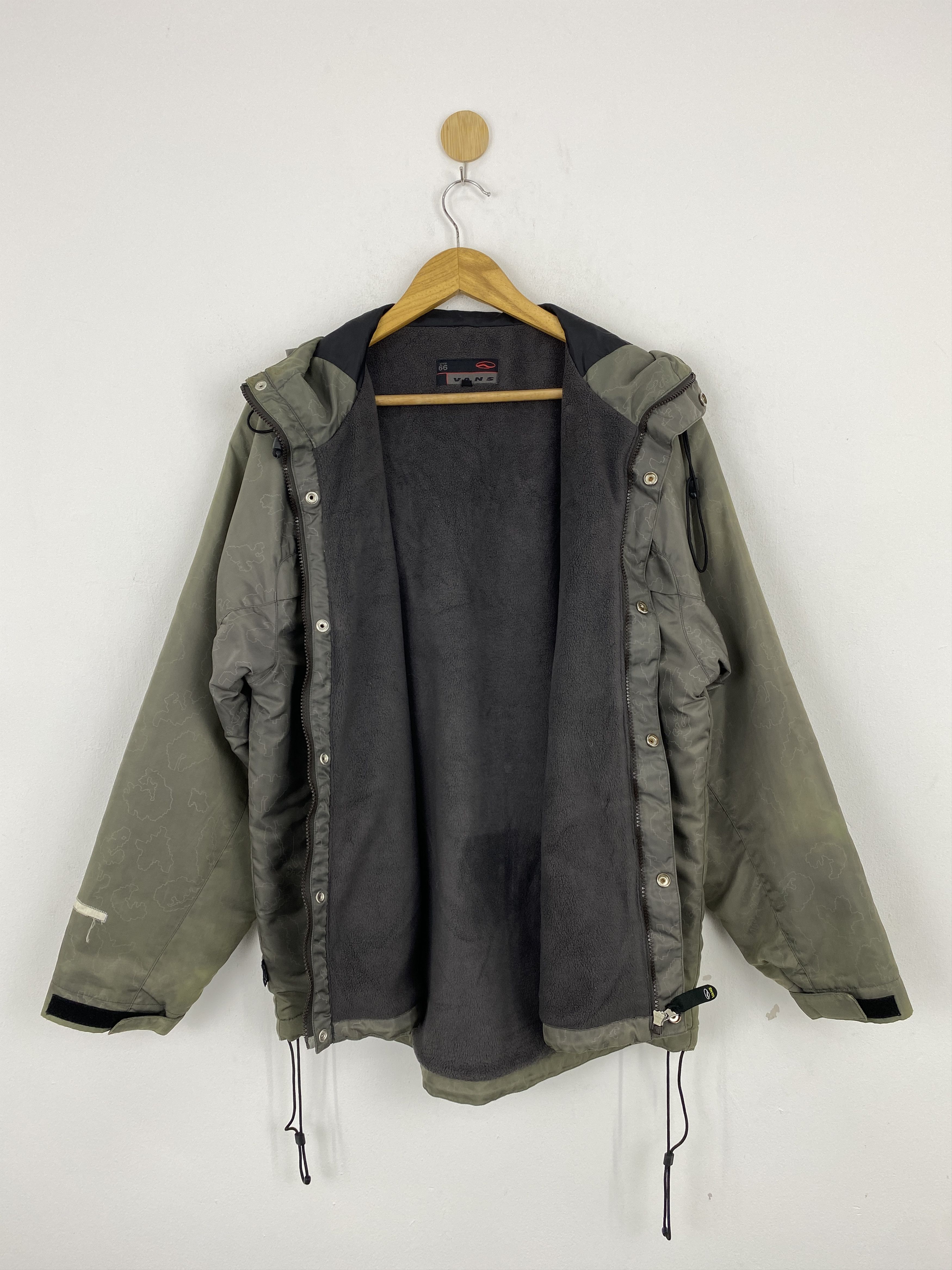 Vans Vintage Vans Monogram Bomber Fleece Light Jacket Size US M / EU 48-50 / 2 - 19 Thumbnail