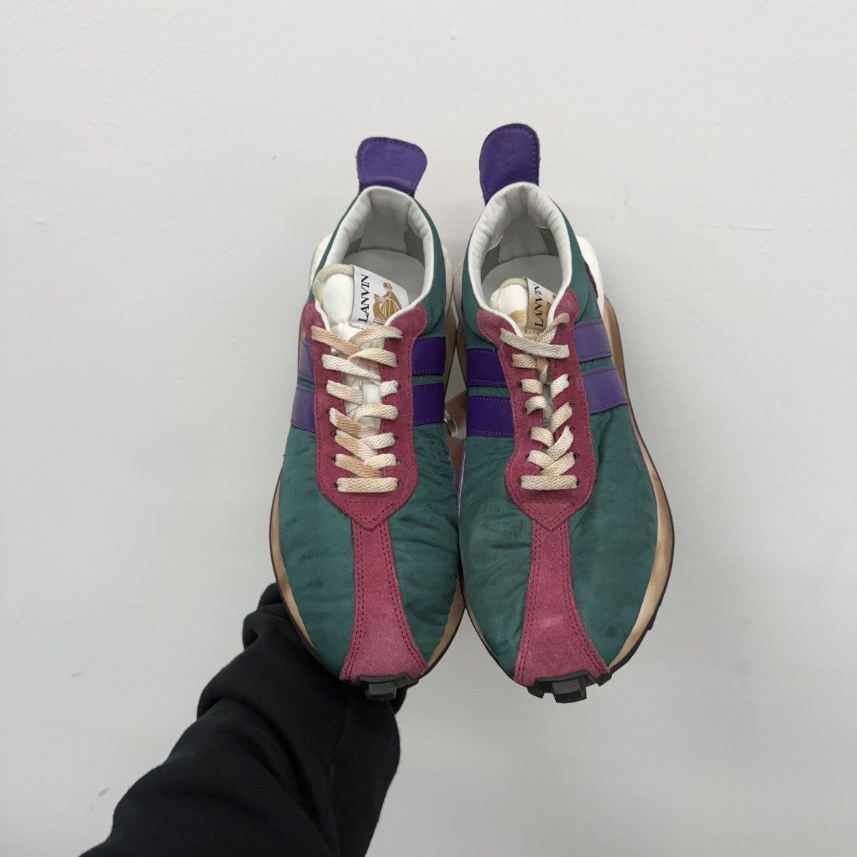 Lanvin Lanvin Ssense Paris Running Sneakers - Size 46 US 13 Size US 13 / EU 46 - 2 Thumbnail