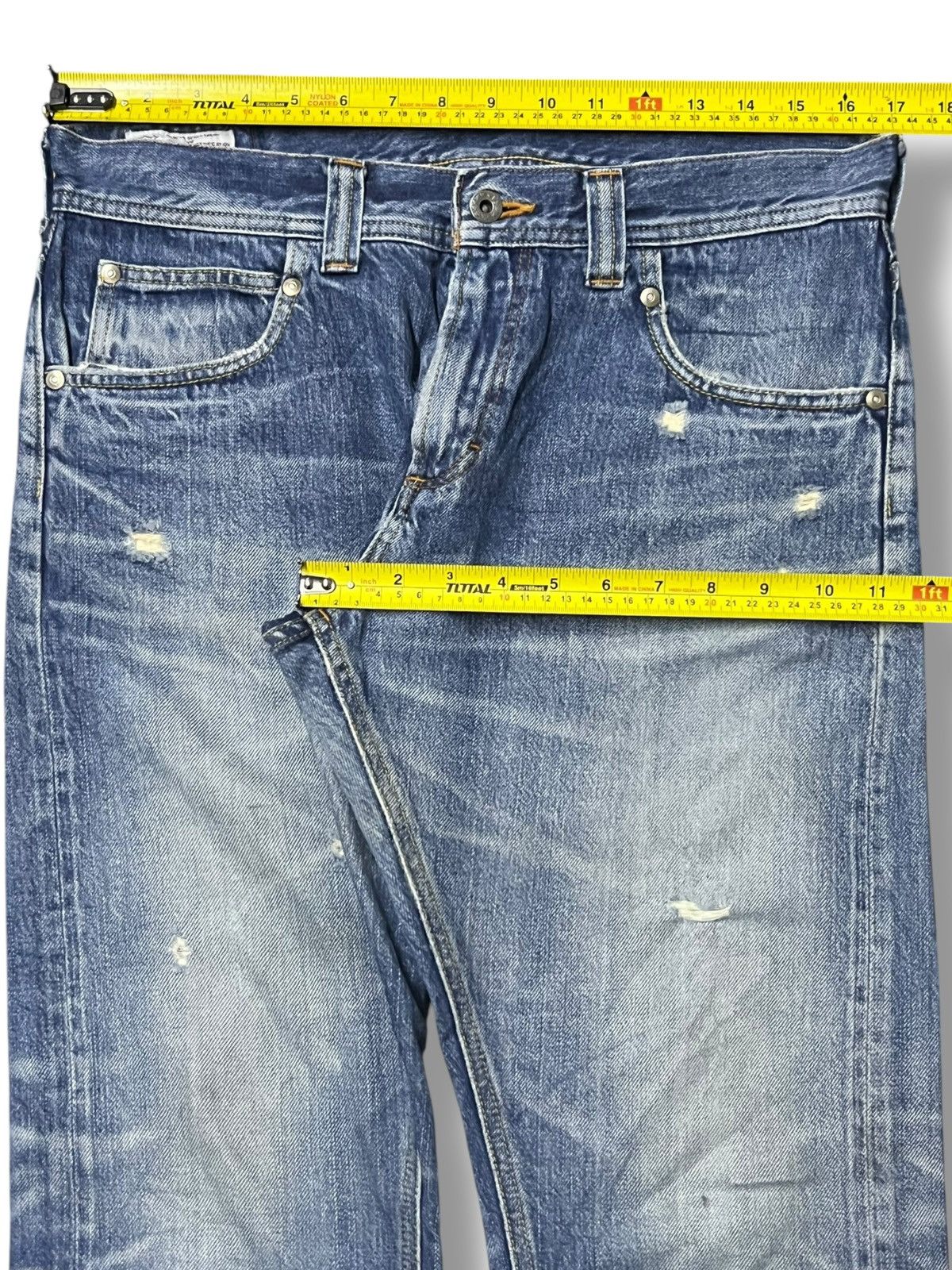 Japanese Brand Vintage The Highest End Japan Half Selvedge Denim Size US 34 / EU 50 - 19 Thumbnail