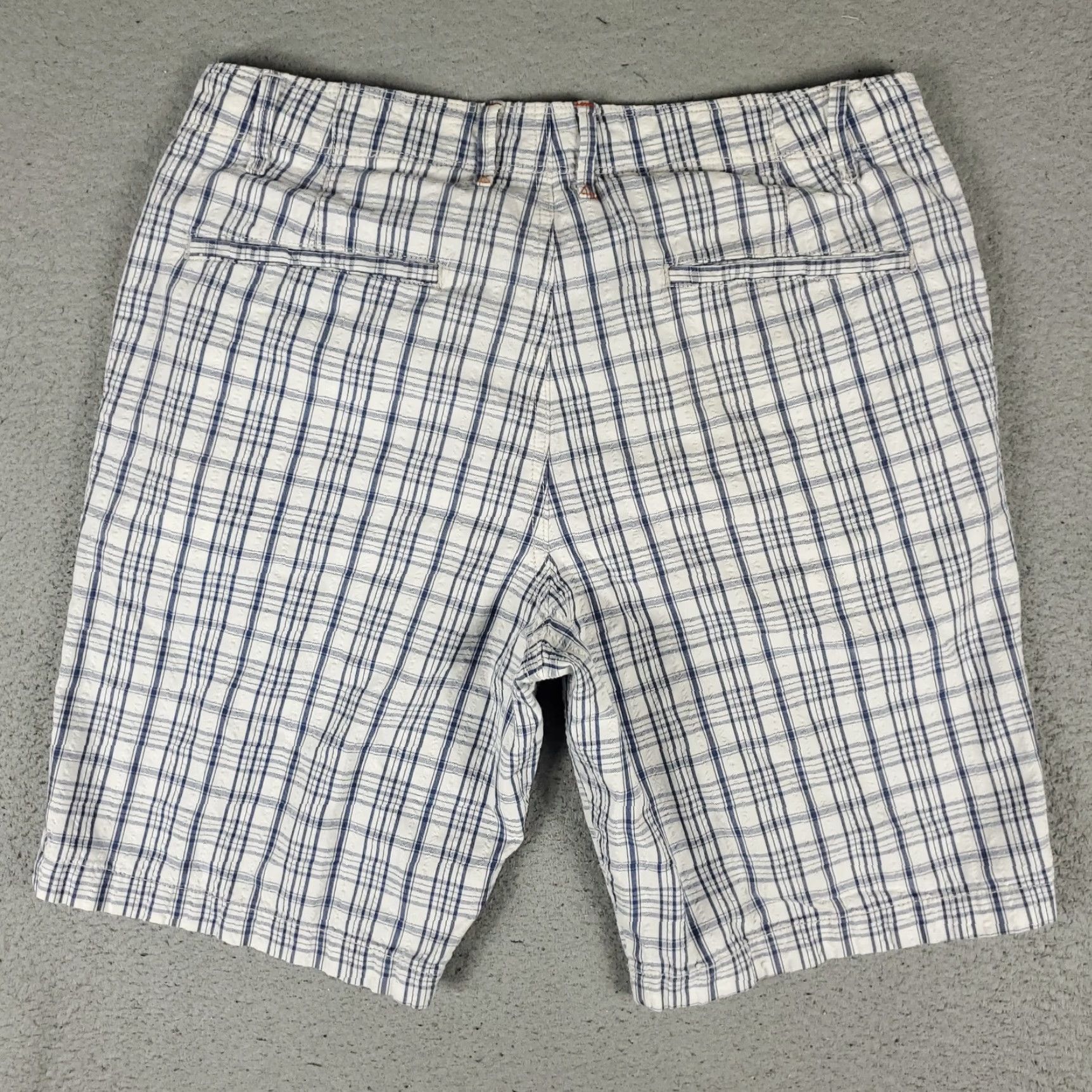 Tommy Bahama VINTAGE Tommy Bahama Men's Shorts 32 Cotton Plaid Flat Front Casual Summer Blue Size US 32 / EU 48 - 7 Thumbnail