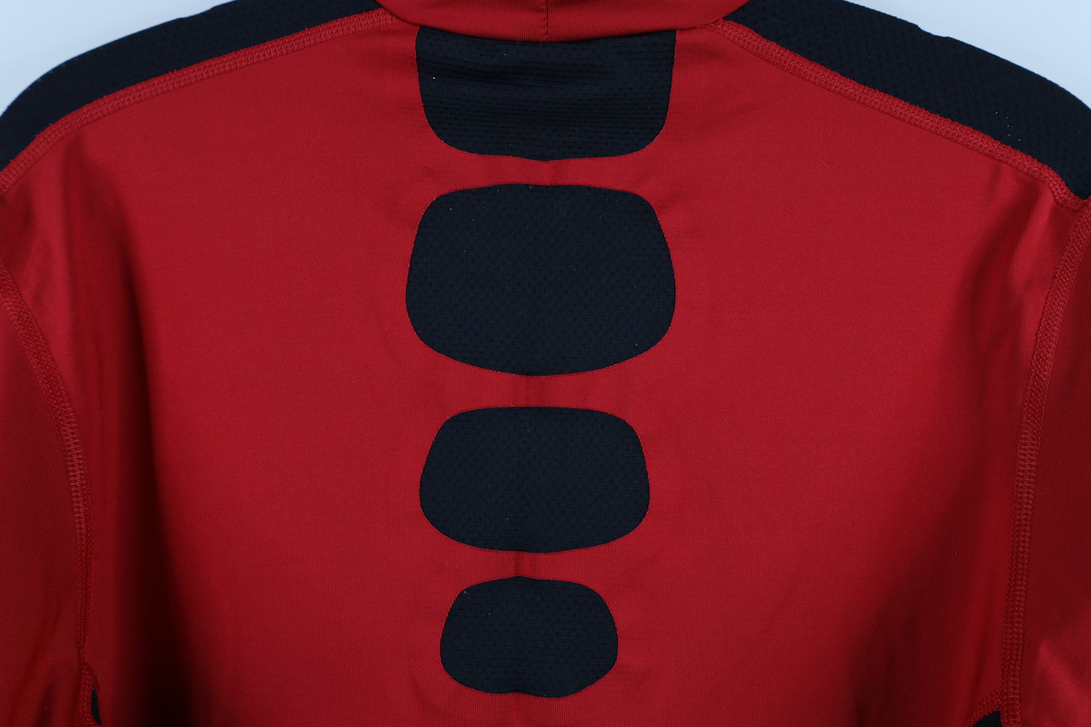Nike × Vintage Vintage Nike Swoosh Compression Vented Mock Neck T-Shirt Size US L / EU 52-54 / 3 - 8 Thumbnail