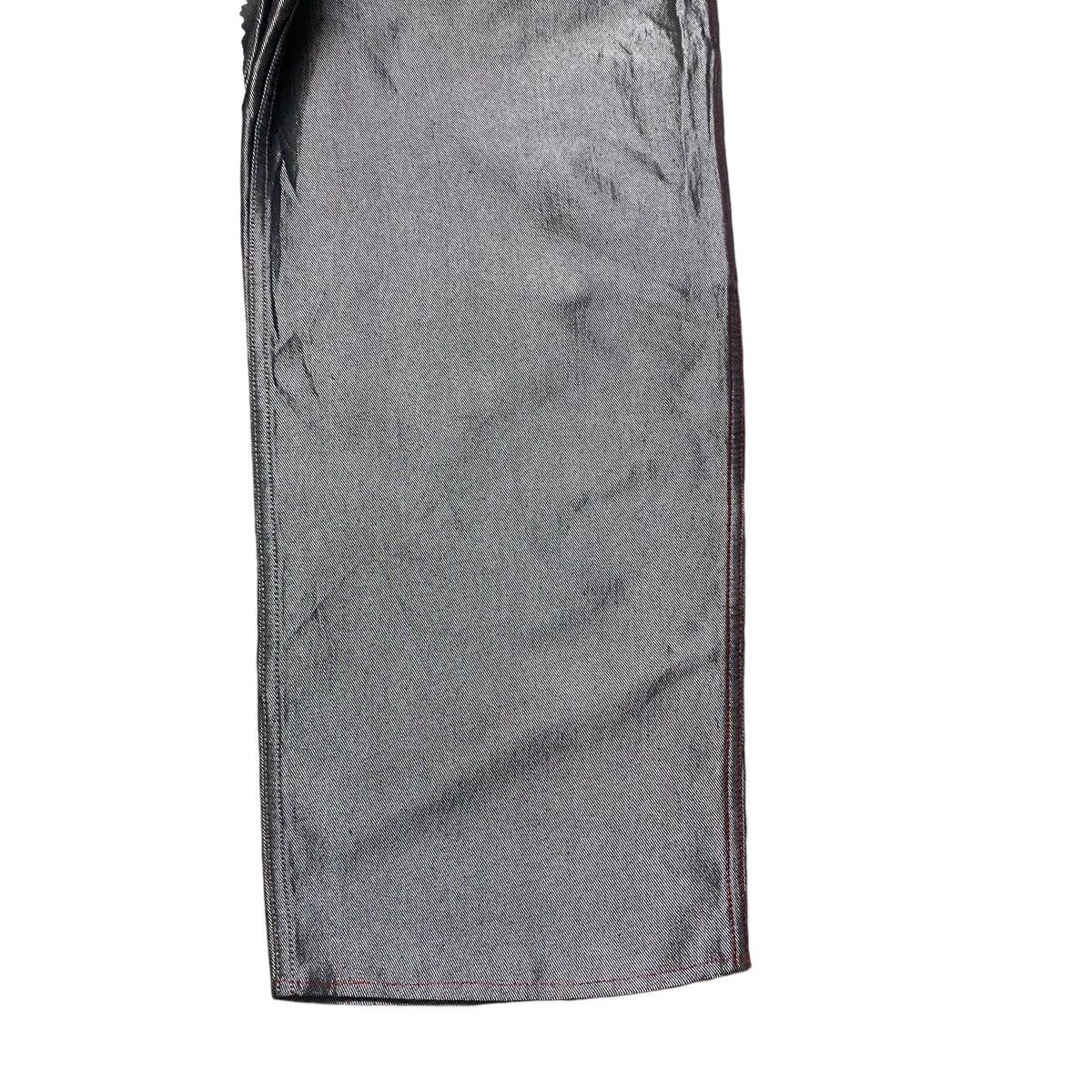 Japanese Brand Vintage Amore Puro Silver Metallic Wide Leg Baggy Jeans Size US 28 / EU 44 - 9 Thumbnail