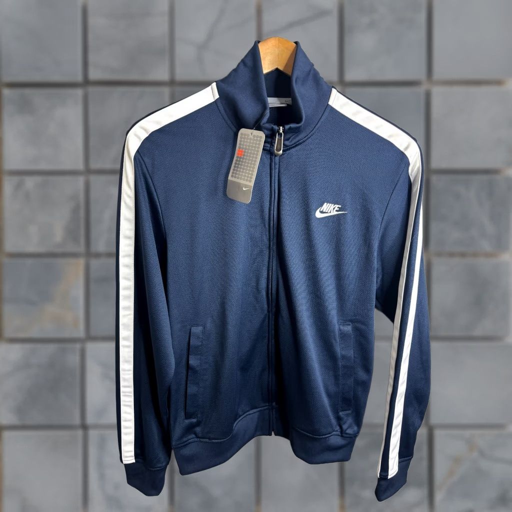 Nike Nike Jacket Mens S Full Zip Track NWT Vintage Blue Athletic Sports Retro Nike Jacket Mens S Full Zip Track Blue NWT Vintage 90s Mens Size US S / EU 44-46 / 1 - 1 Thumbnail