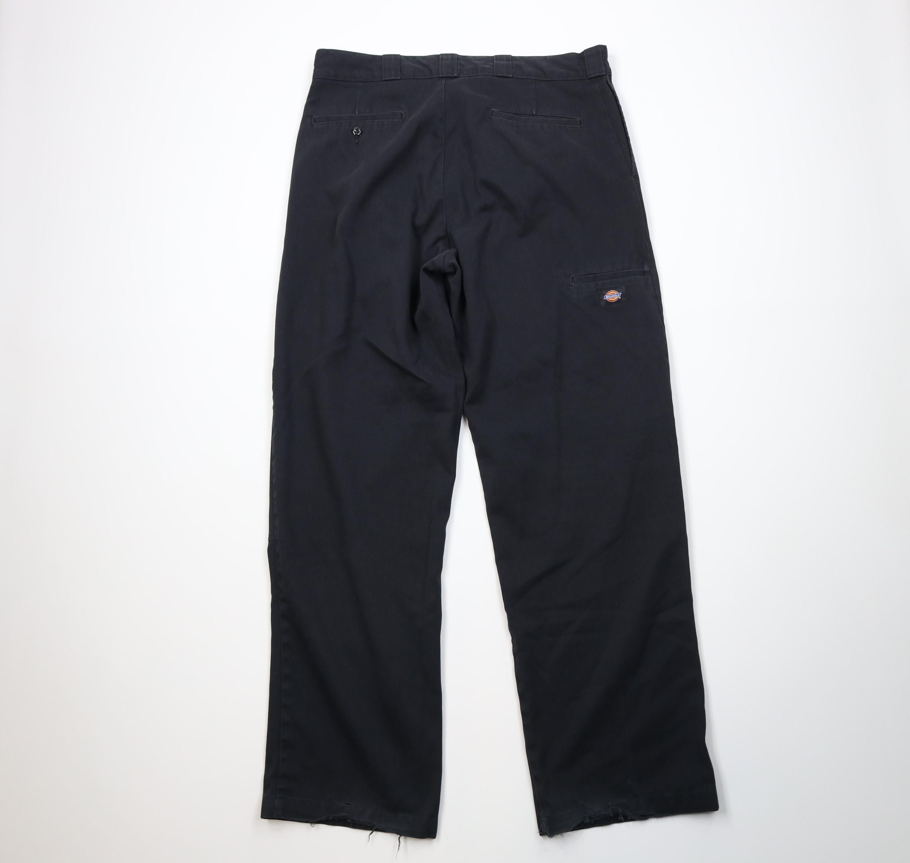 Dickies Vintage Y2K Dickies Loose Double Knee Wide Leg Pants Black Size US 38 / EU 54 - 12 Thumbnail