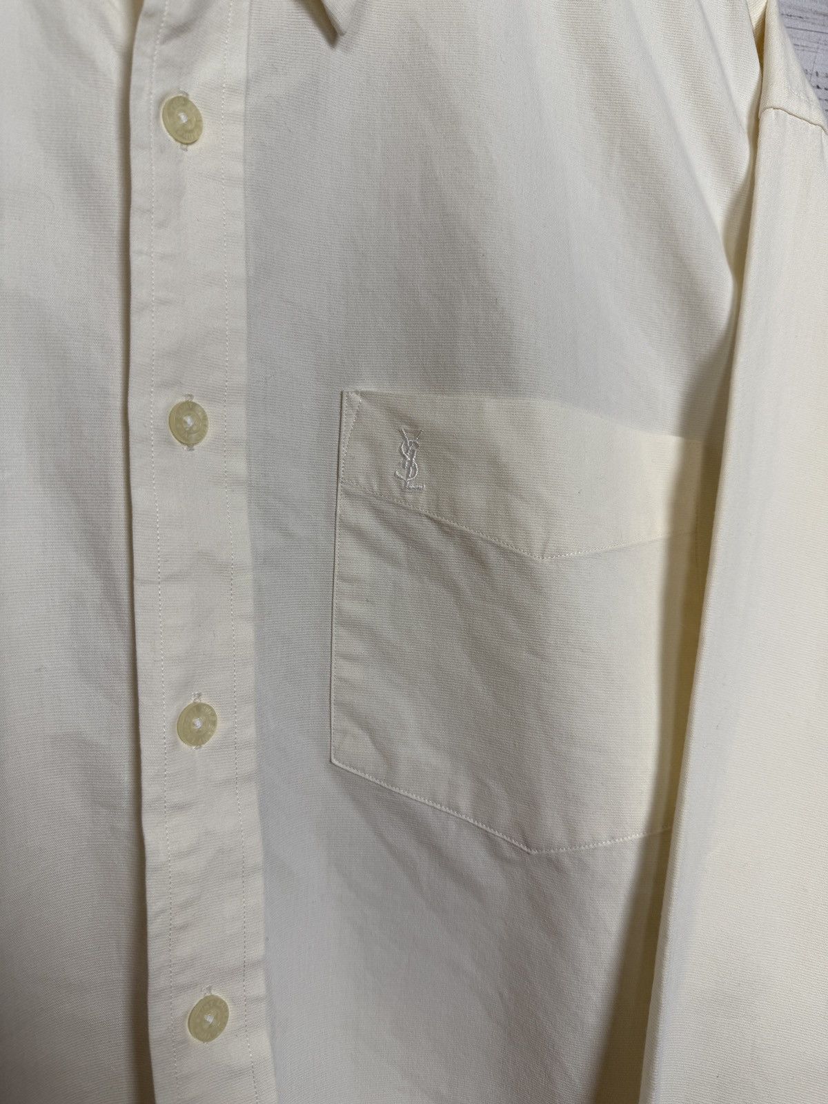 Yves Saint Laurent Vintage Yves Saint Laurent YSL Shirt Luxury Size US XL / EU 56 / 4 - 5 Thumbnail