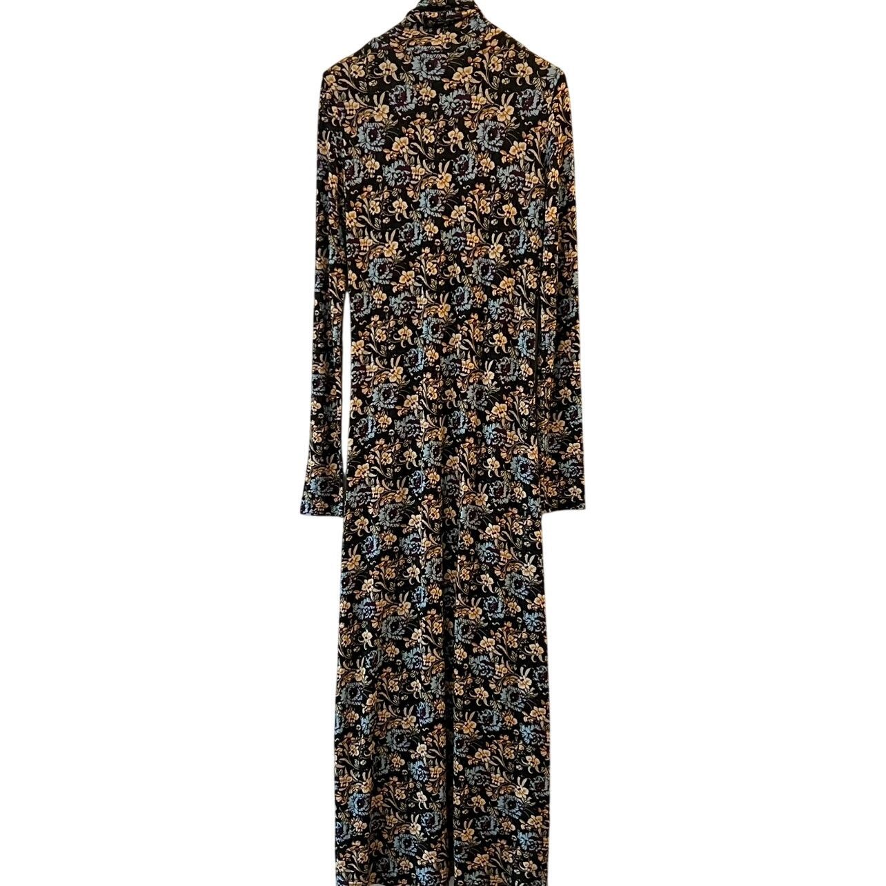 RHODE Rhode floral maxi tunic dress size S black beige SW Size S / US 4 / IT 40 - 2 Thumbnail