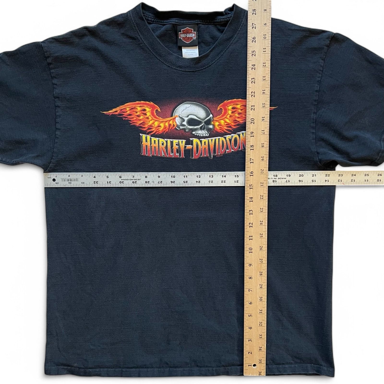 Harley Davidson Harley Davidson Flame Wing Skull Rodeo Cowboy Cheyenne XL Size US XL / EU 56 / 4 - 10 Thumbnail
