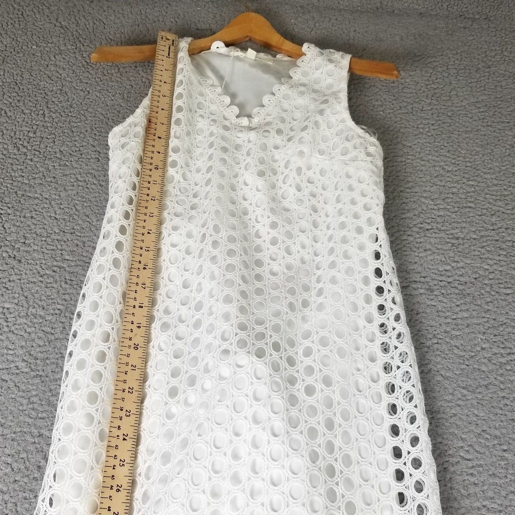 Vintage Vintage Adiva White Floral Lace Crochet Sheer Beach Cover Up Women's Size 4 Size S / US 4 / IT 40 - 2 Thumbnail