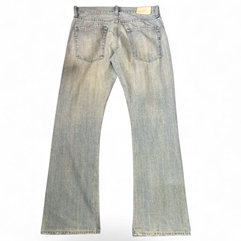 Undercover × Uniqlo 🔥🇯🇵 90s Flared S003 Uniqlo Faded Distressed Dirty Wash Denim Size US 32 / EU 48 - 2 Thumbnail