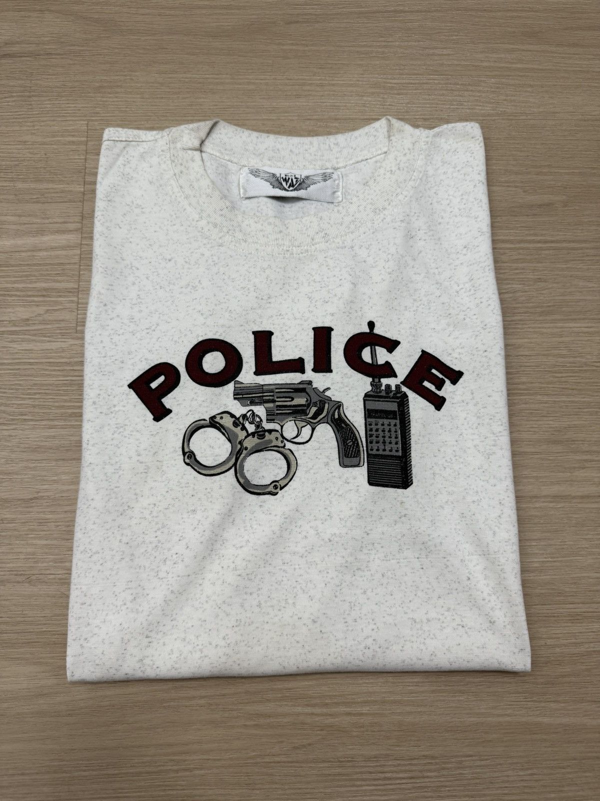 Vintage Vintage t-shirt police Size US L / EU 52-54 / 3 - 6 Thumbnail