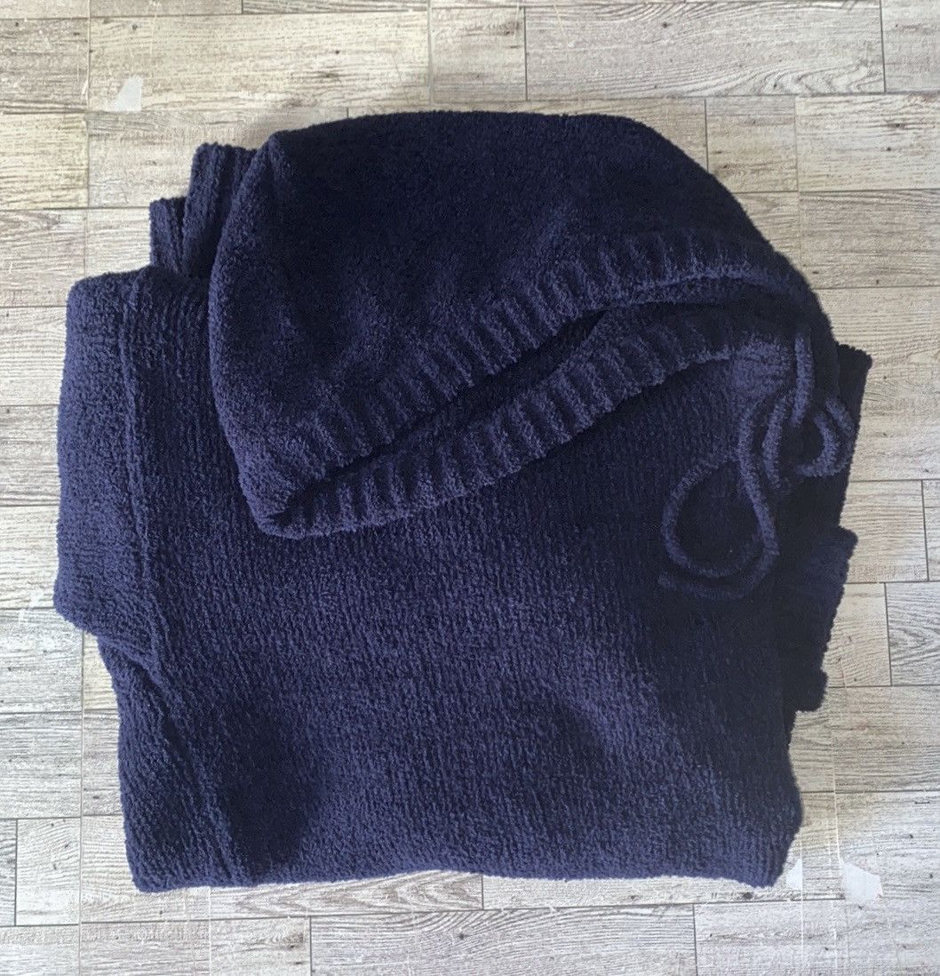 Vintage Navy, Chenille, Oversized Chunky Pullover Hooded Sweater Size ONE SIZE - 6 Thumbnail