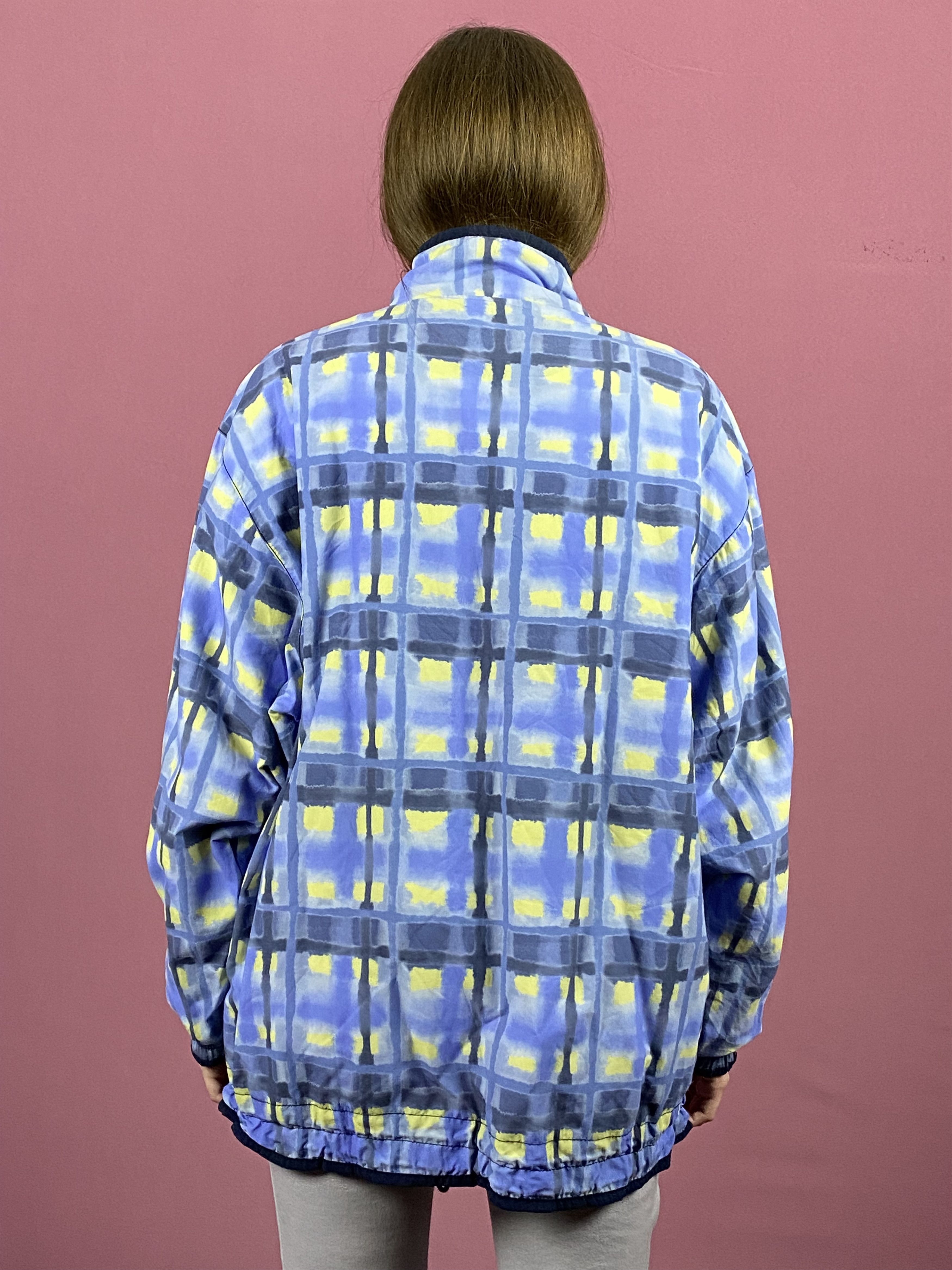 Reebok × Vintage Reebok Vintage Women's Plaid Windbreaker Jacket - L Size L / US 10 / IT 46 - 3 Thumbnail