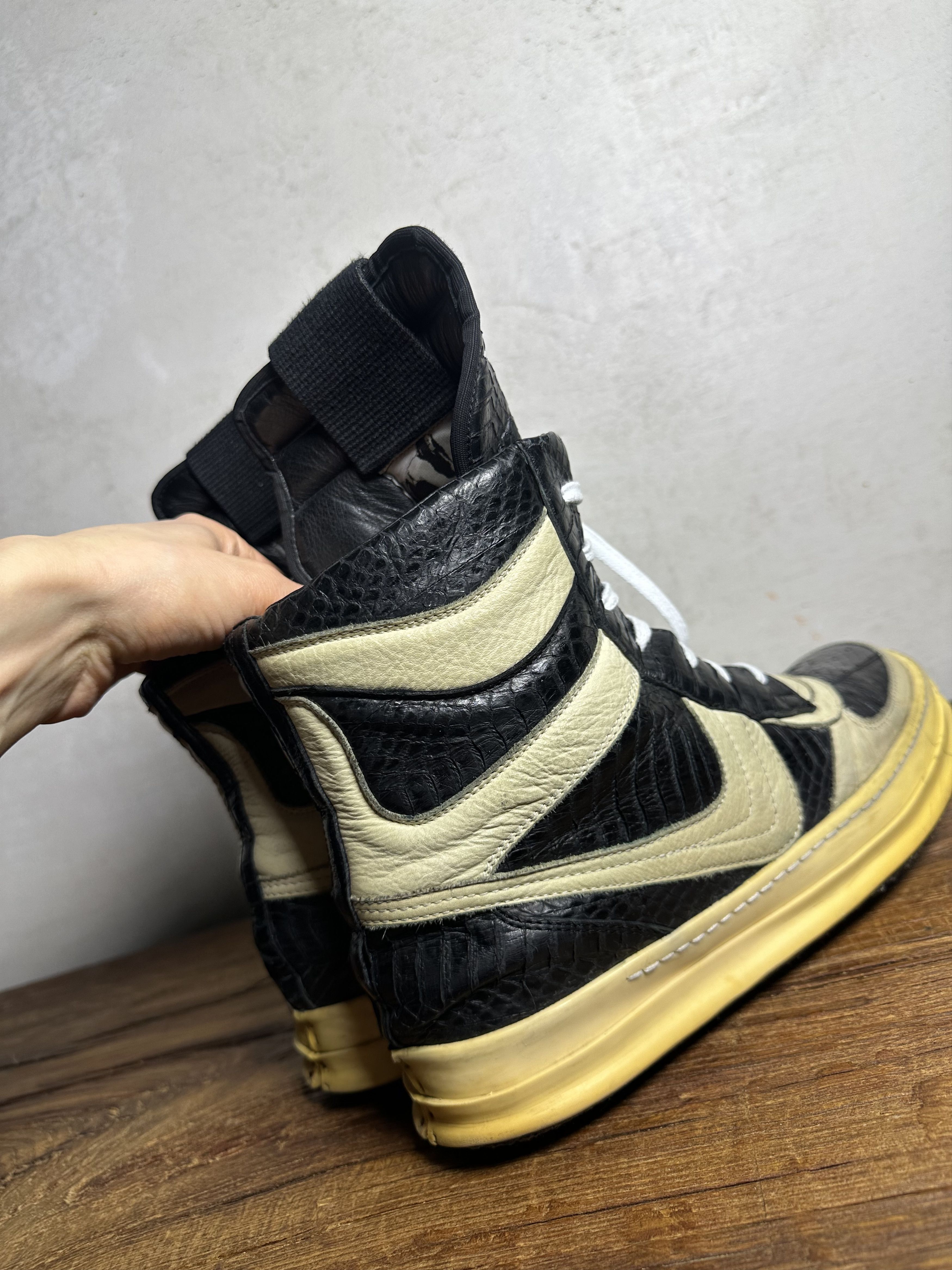 Rick Owens 1/40 Rick Owens Python Geobasket Dunk Antonioli Exclusive Size US 10 / EU 43 - 5 Thumbnail