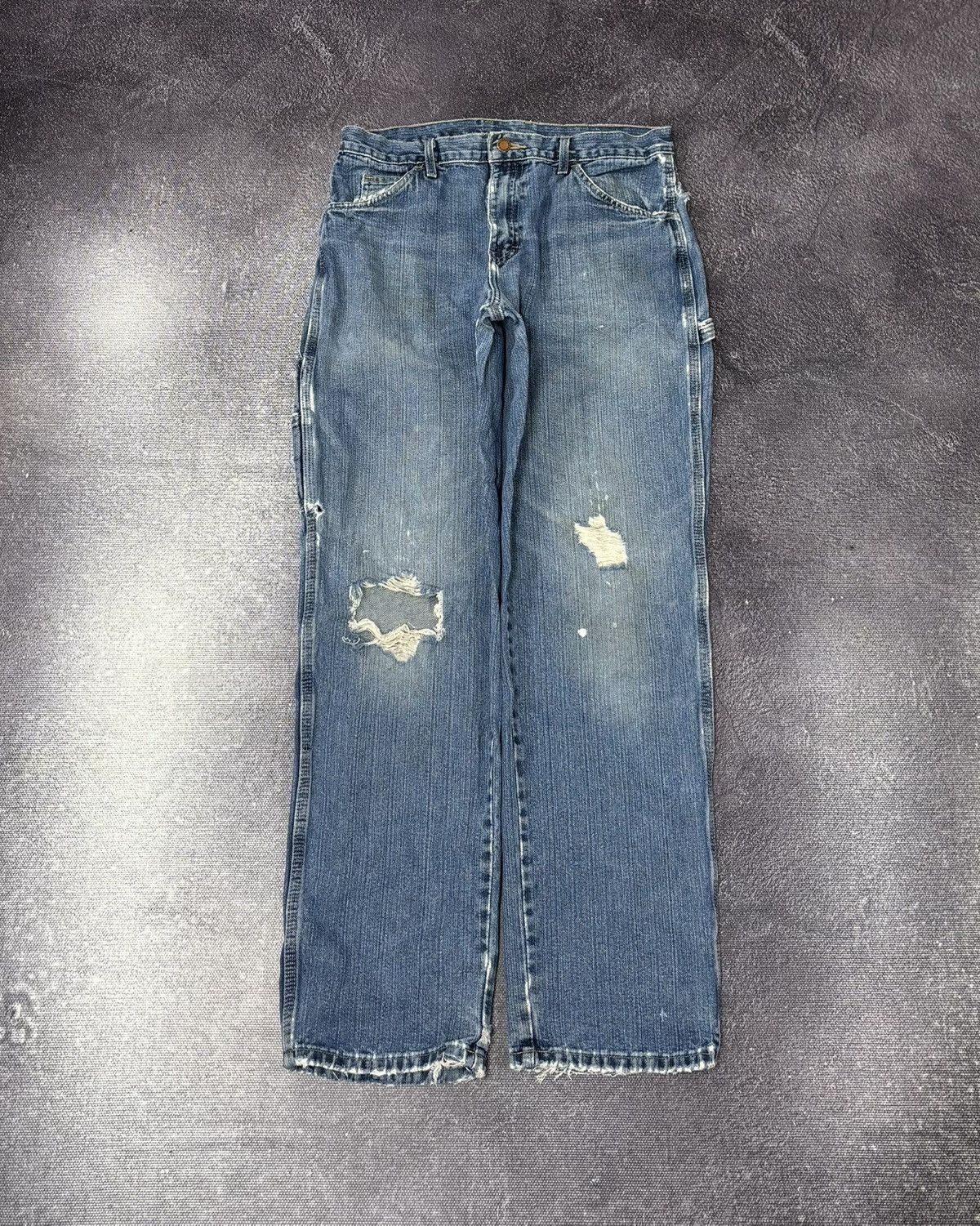 Dickies Vintage Dickies Workwear Y2K American Work Baggy Denim Jeans Size US 32 / EU 48 - 2 Thumbnail