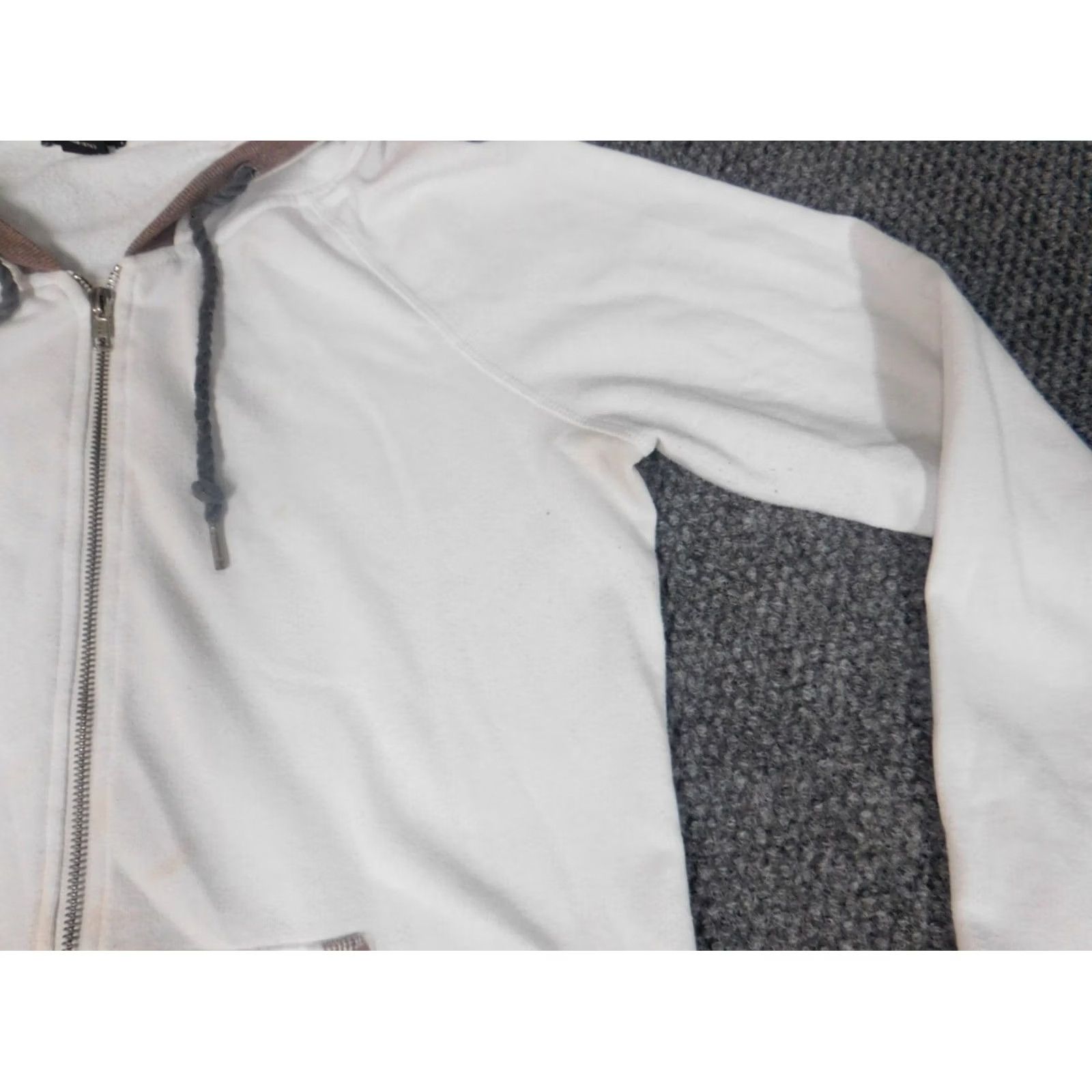 Champion Champion Womens Hoodie L gray pullover full zip Mock Neck Activewear Long Sleeve Regular Fit Sweatshirt Size L / US 10 / IT 46 - 6 Thumbnail