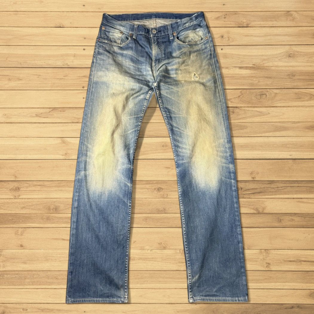 Beauty Beast 🔥 Levis 502 Distressed Mud Denim Size US 33 - 1 Thumbnail