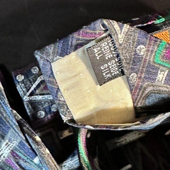Missoni Missoni African Tribal Painting Art Basquiat Black Brown Men Size ONE SIZE - 4 Thumbnail