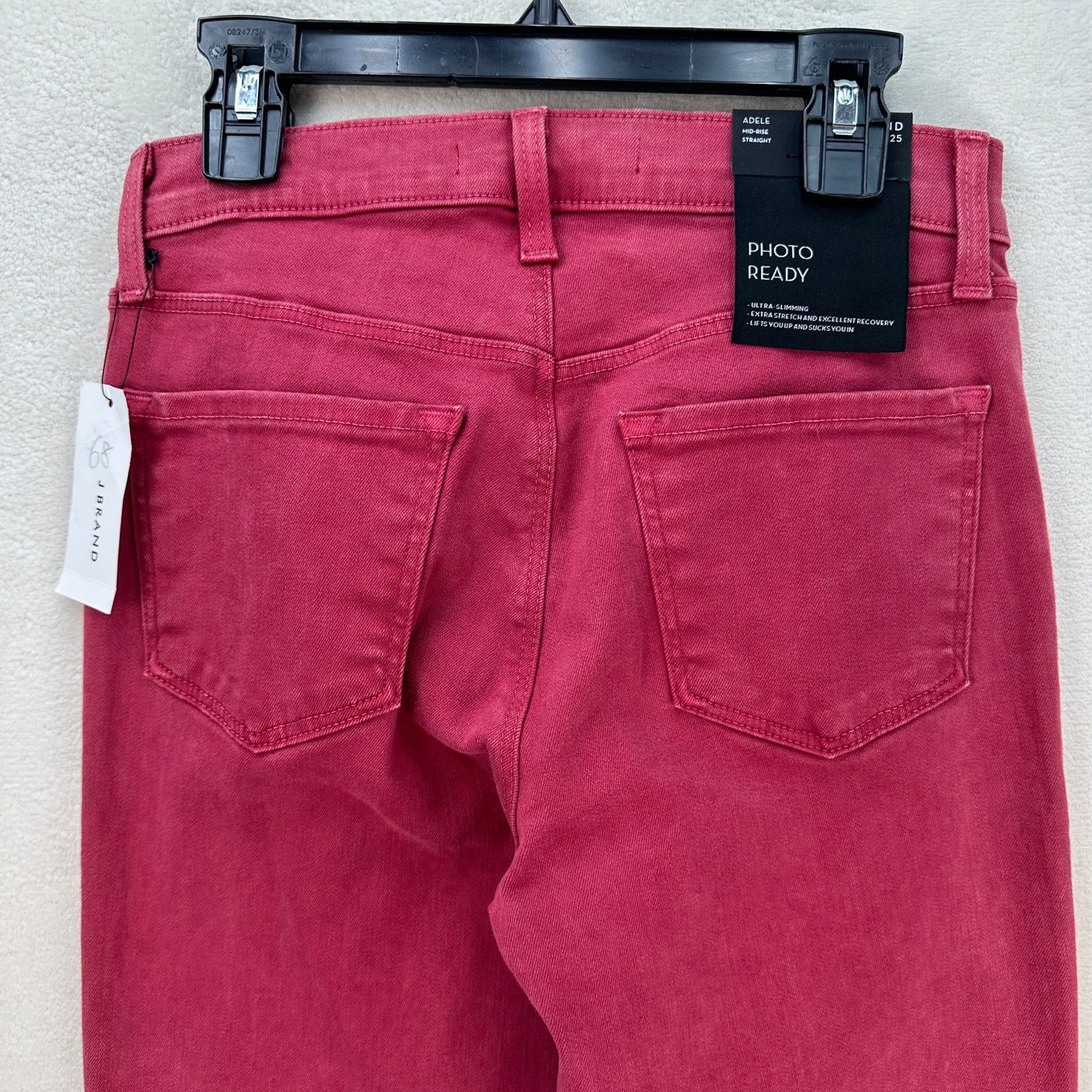 Joe's JOE'S WOMEN'S 25 ADELE MID RISE MAJENTUH STRAIGHT PINK Size 25" / US 0 / IT 36 - 7 Thumbnail
