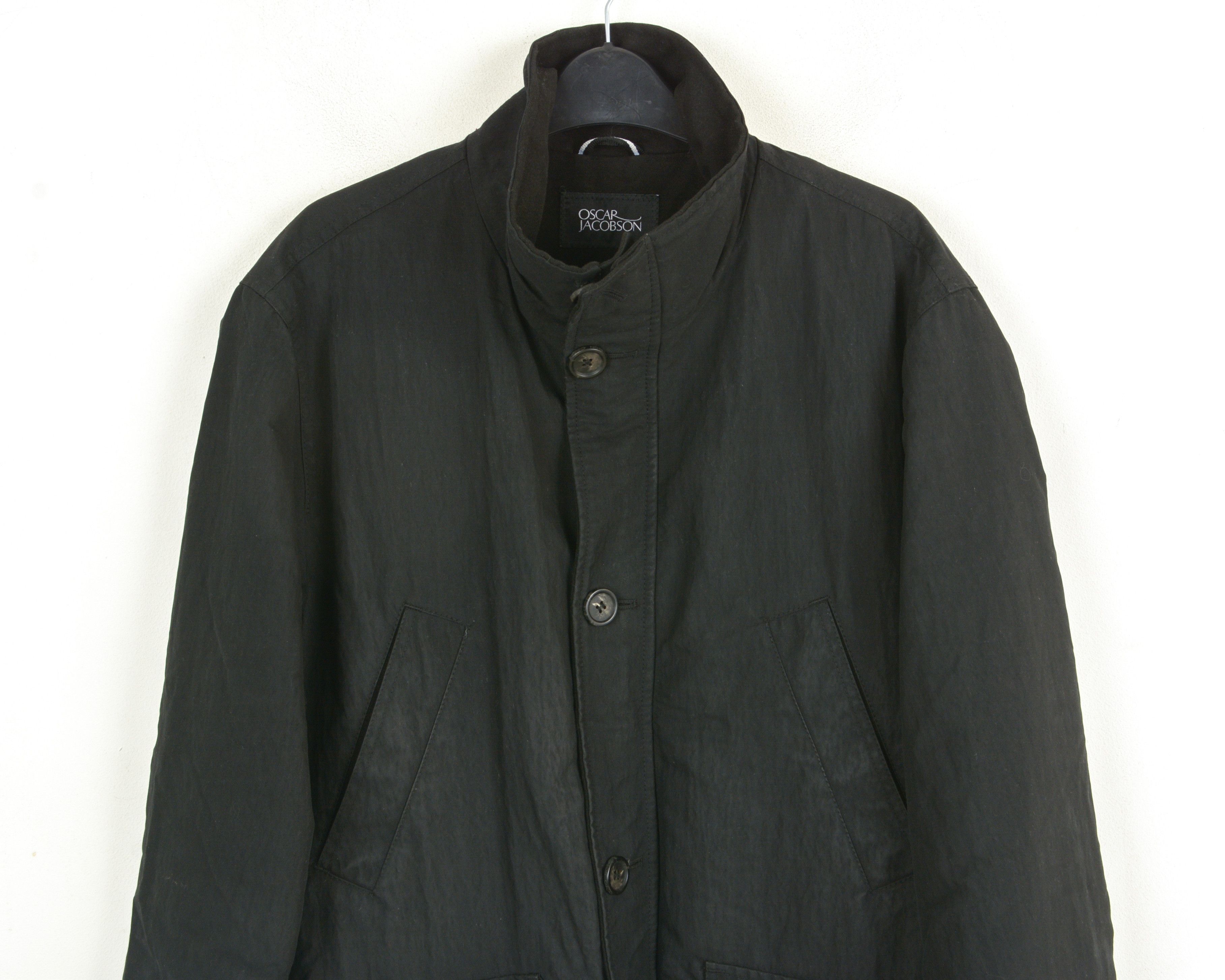 Oscar Jacobson Tage Waxed Jacket Coat S Trench mac UK 38 US Formal 48 EU S Size US S / EU 44-46 / 1 - 6 Thumbnail