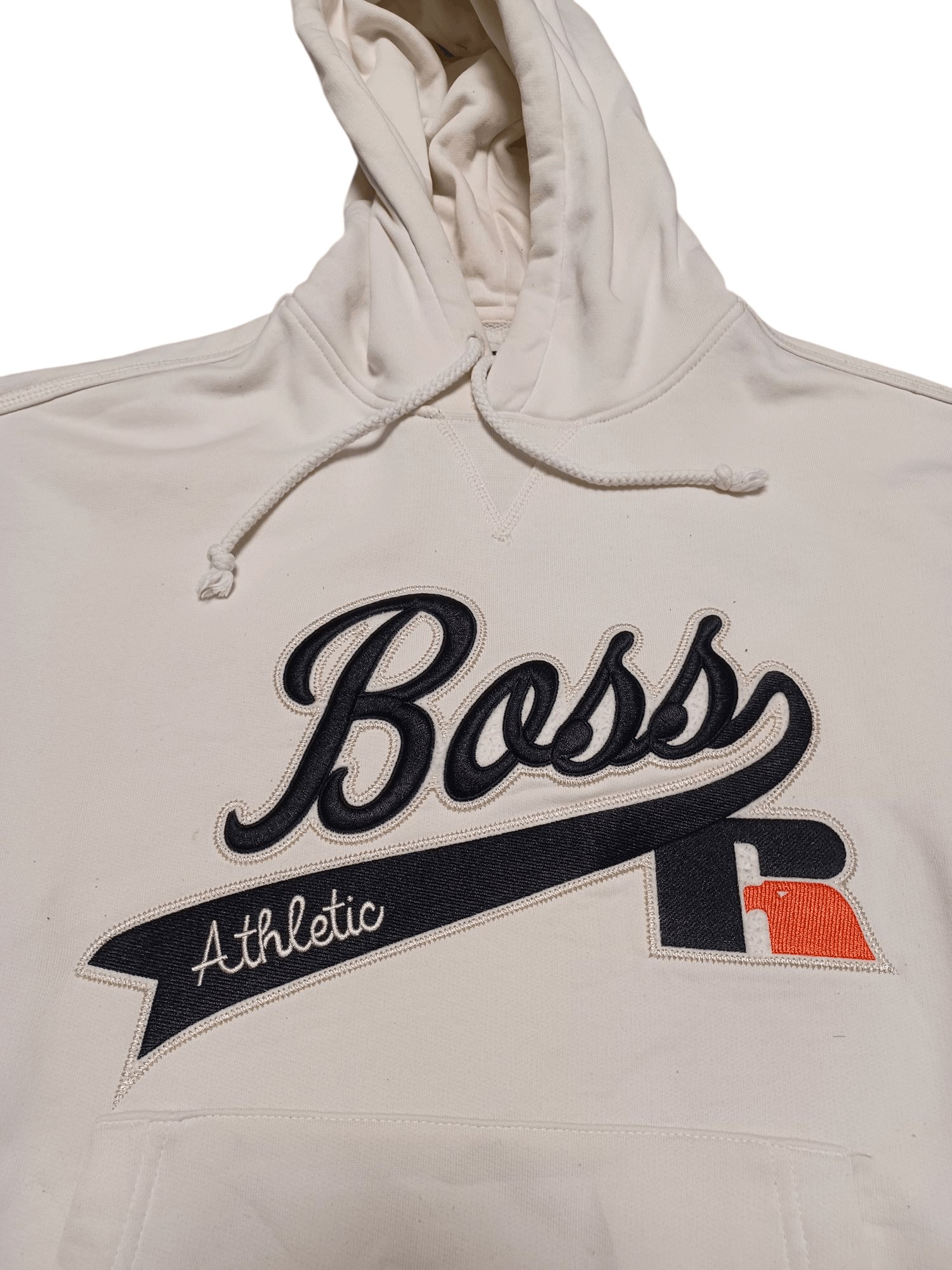 Russell Athletic RUSSELL ATHLETIC X HUGO BOSS EMBROIDERED LOGO HOODIE Size US L / EU 52-54 / 3 - 2 Thumbnail