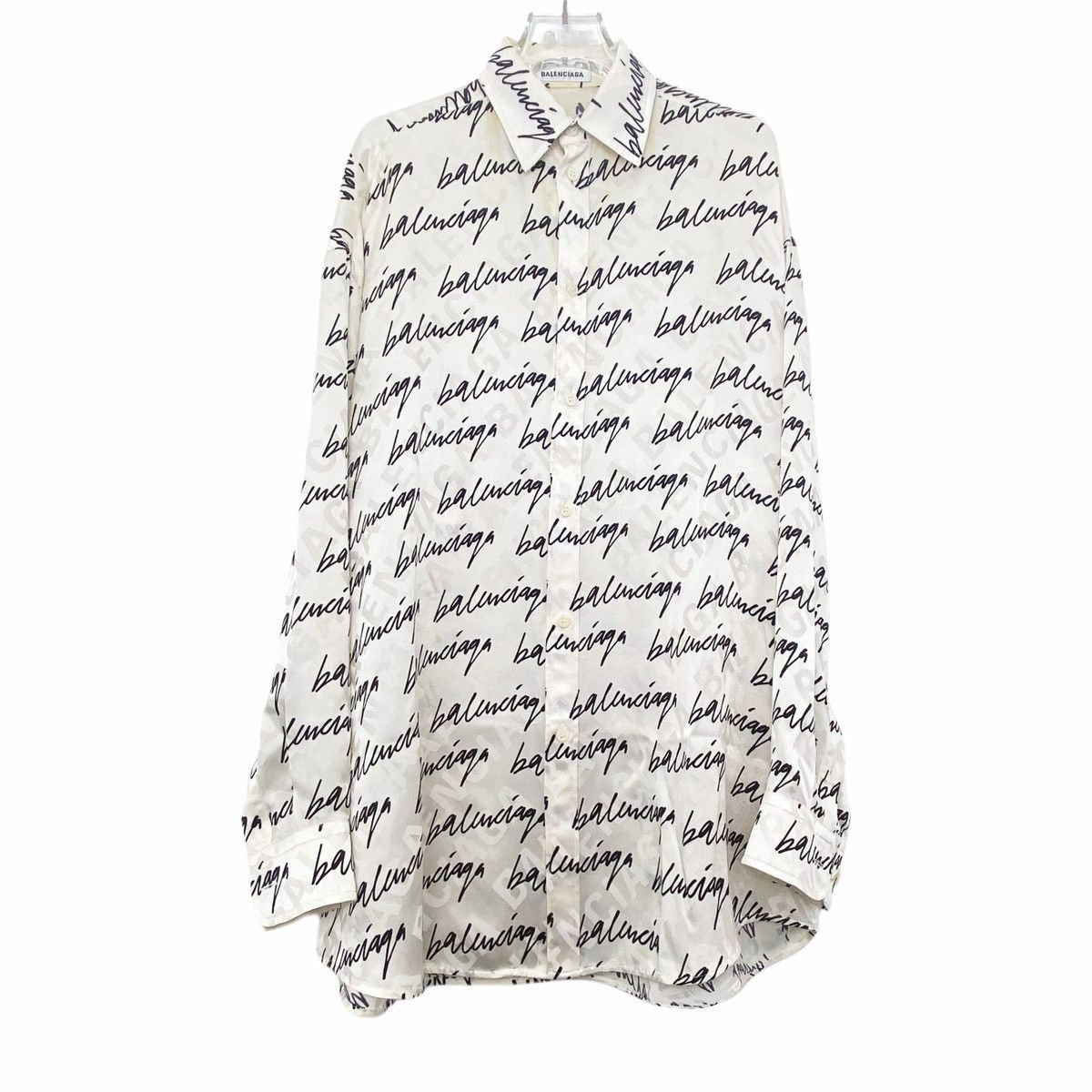 Balenciaga Balenciaga Sun Protection Long Sleeve Shirt K26WX Size US XS / EU 42 / 0 - 1 Thumbnail
