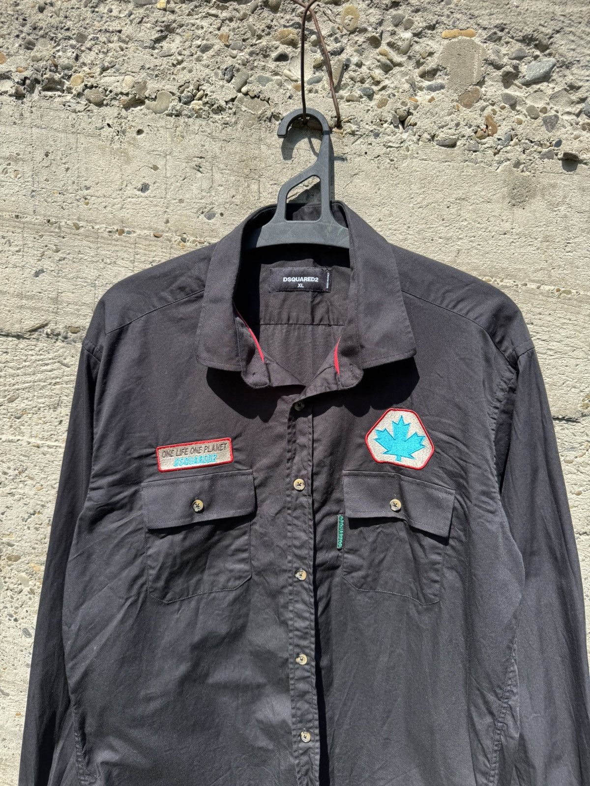 Dsquared2 Dsquared2 Putch Shirt Button Up Size US XL / EU 56 / 4 - 5 Thumbnail