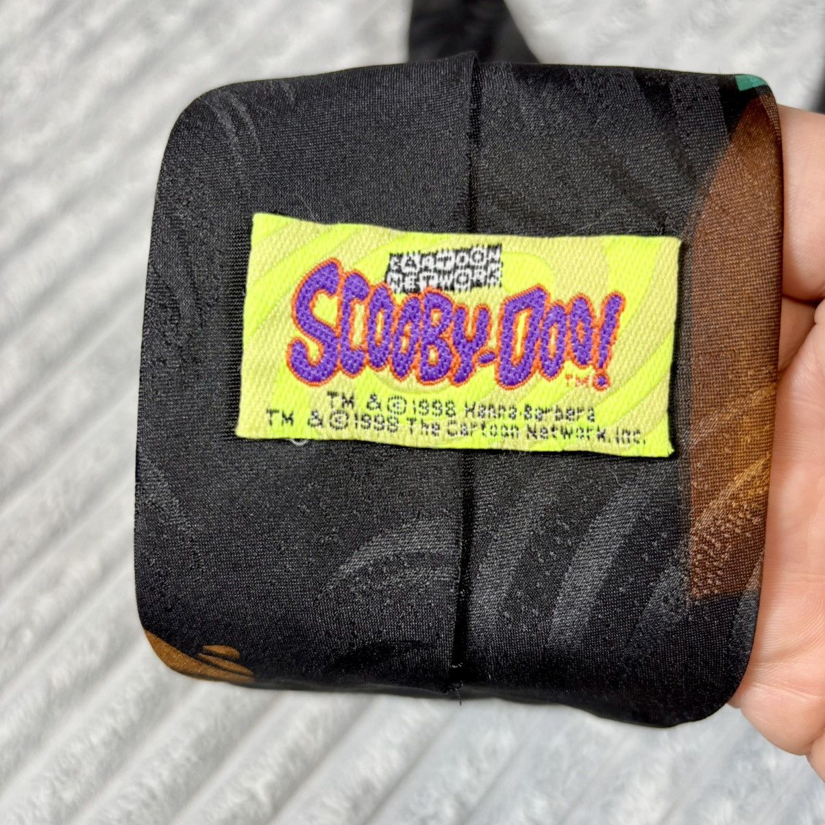 Other Scooby Doo Mens Black Tie Briefly Stated Inc VTG 1998 Size ONE SIZE - 3 Thumbnail
