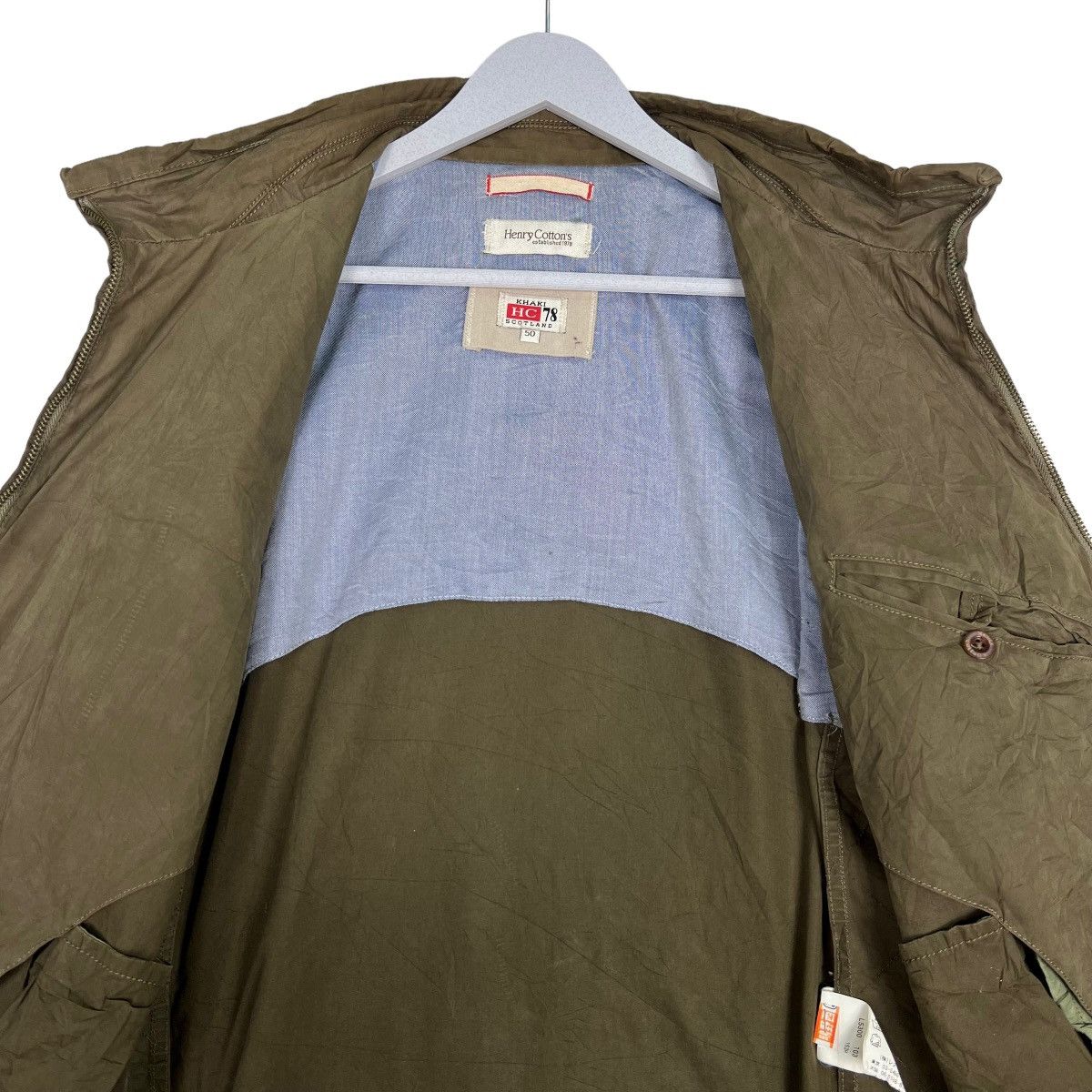 Henry Cotton's 🔥 HENRY COTTONS SCOTLAND KHAKI JACKET Size US M / EU 48-50 / 2 - 12 Thumbnail