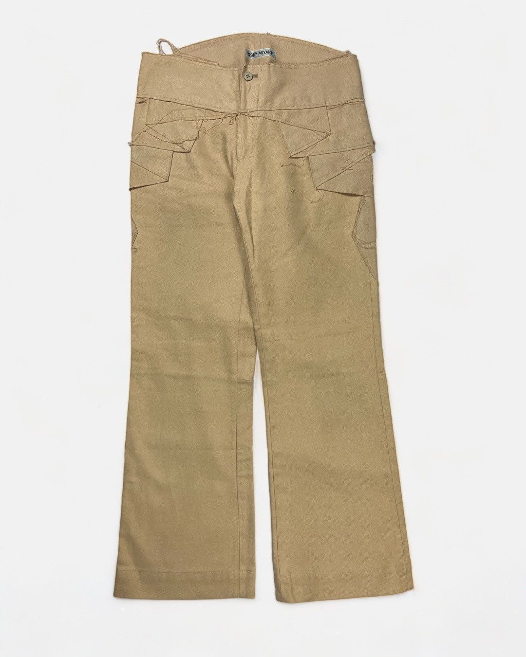 image of Issey Miyake - Aw02 Paychwork/rebuild Bootcut Jeans in Brown, Women's (Size 29)