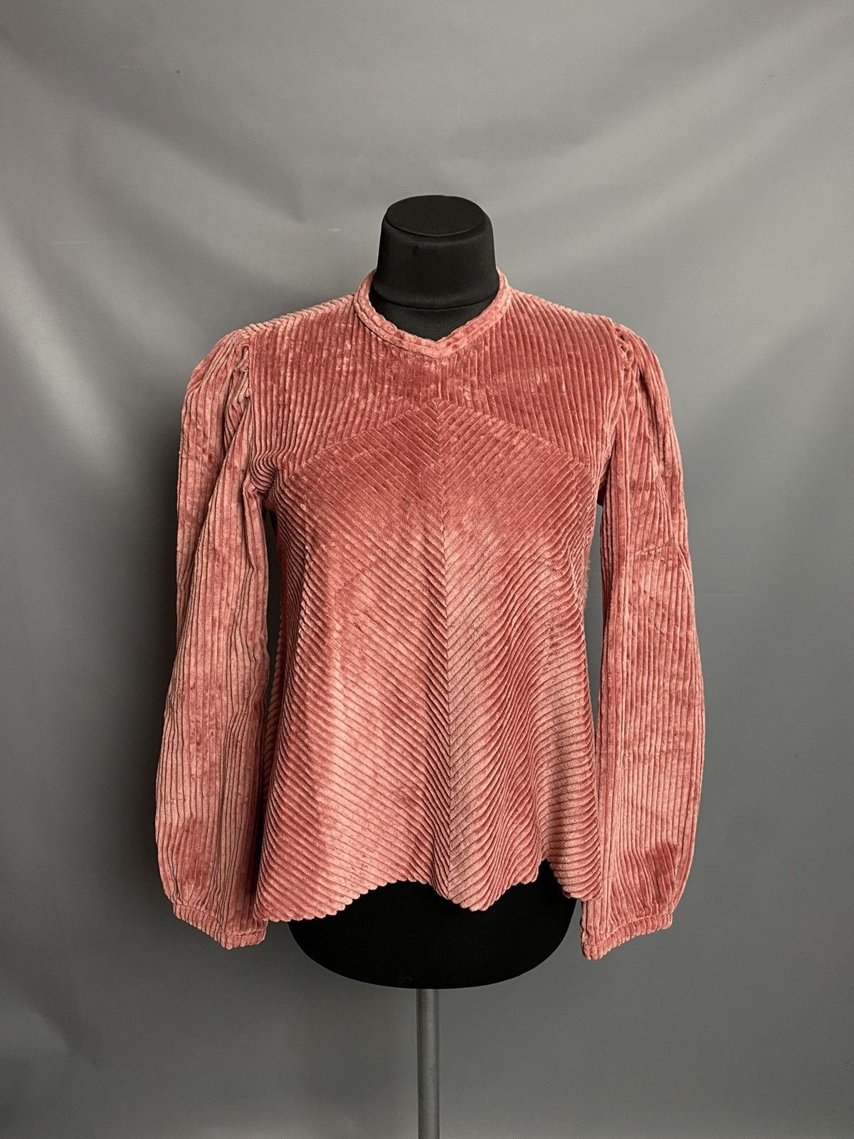 Isabel Marant ISABEL MARANT Dusty Rose Velour Ribbed Top Size 36(XS/S) Size US XS / EU 42 / 0 - 1 Thumbnail