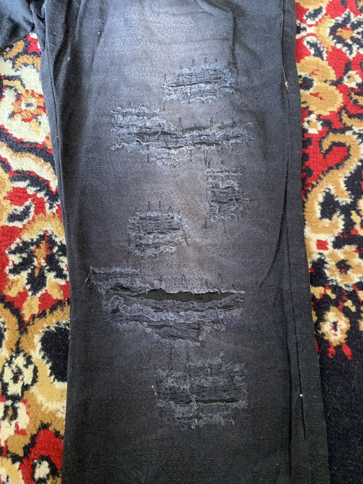 PPFM PPFM Buckel Back Distressed Denim Size US 30 / EU 46 - 8 Thumbnail