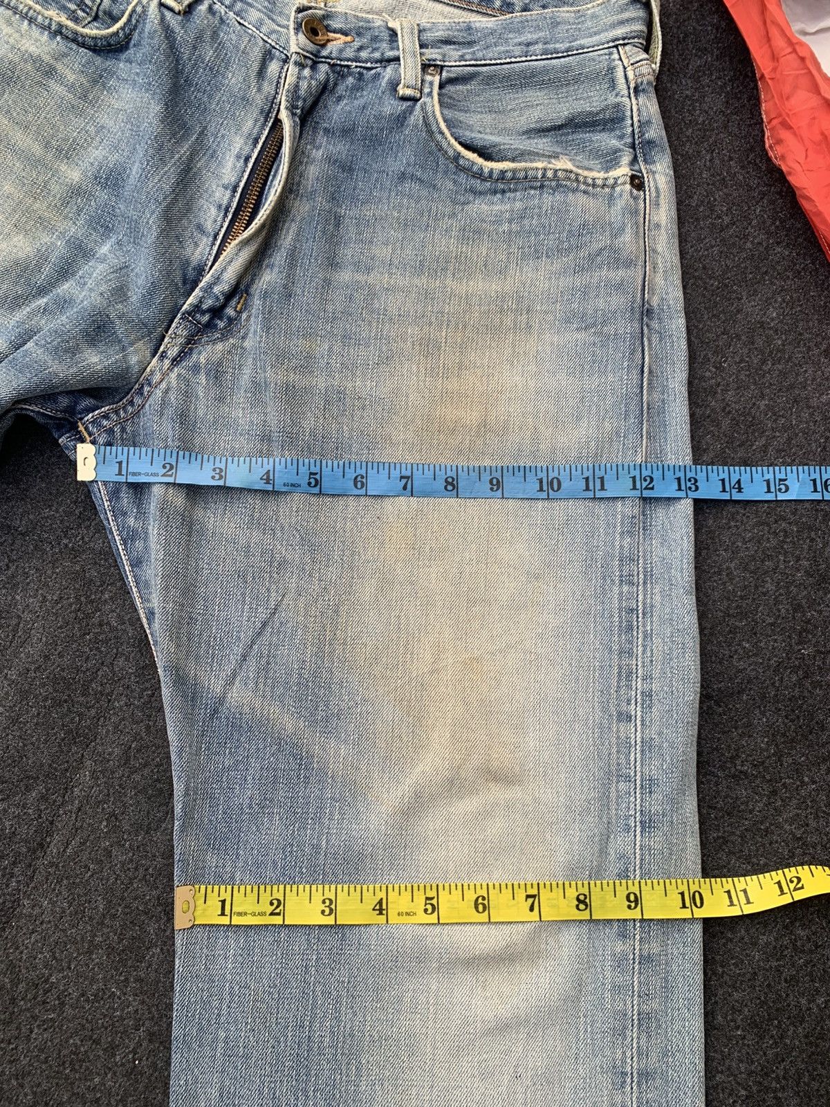 Edwin Baggy Edwin 505 selvedge.made In Japan 🇯🇵 Size US 31 - 9 Thumbnail