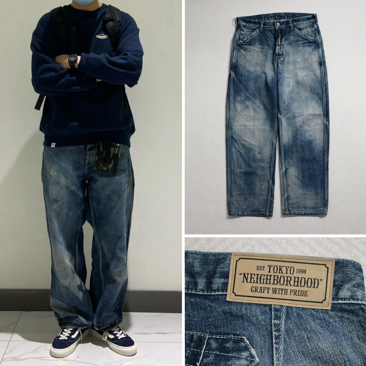 Neighborhood Neighborhood 19aw Savage Utility Denim size M Neighborhood Neighborhood 19aw Savage Utility Denim size M