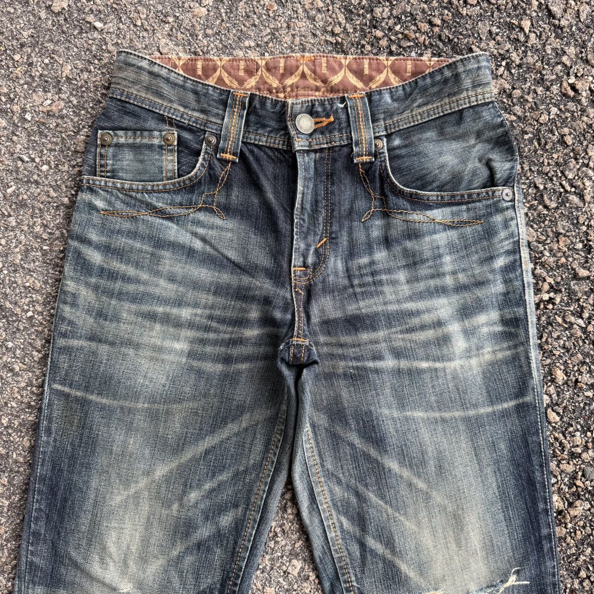 Edwin VINTAGE EDWIN FLARE RIPPEP JEAN DENIM PANTS Size US 30 / EU 46 - 3 Thumbnail
