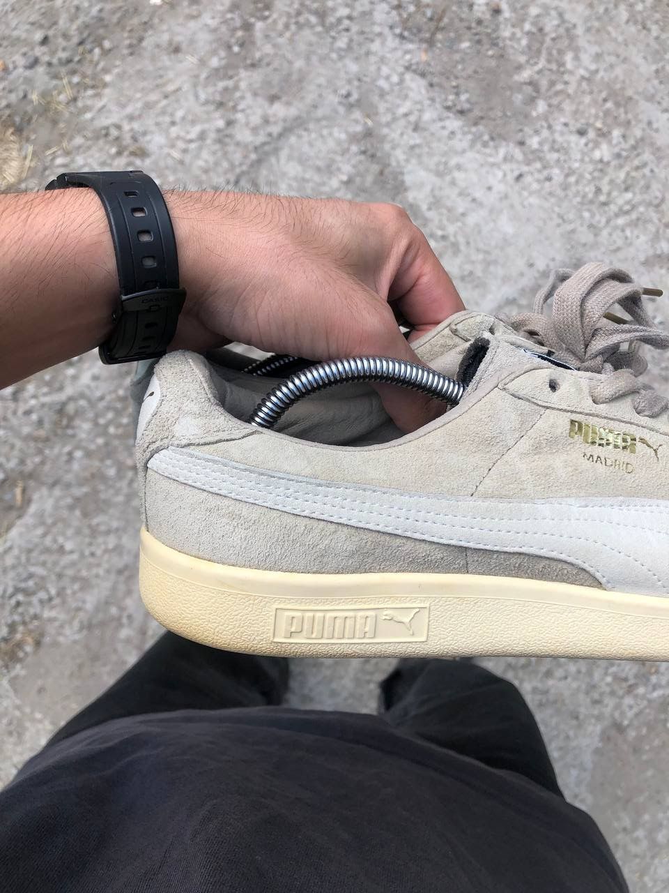 Puma × Vintage VERY RARE PUMA MADRID SPAIN SNEAKERS DESIGNER RETRO Y2K 90s Size US 12 / EU 45 - 2 Thumbnail